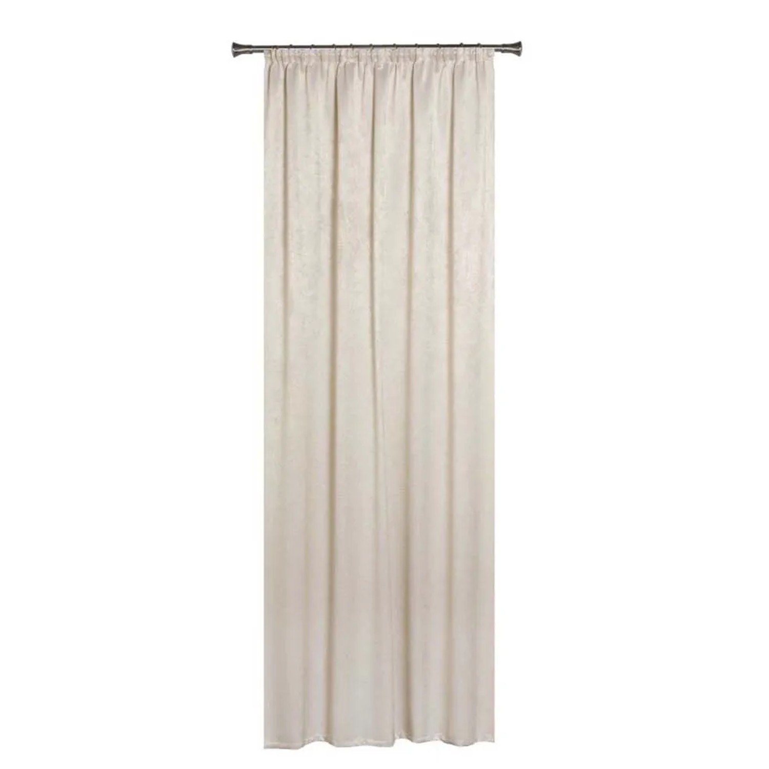 Zasłona YORK na taśmie 140 cm x 260 cm beżowa