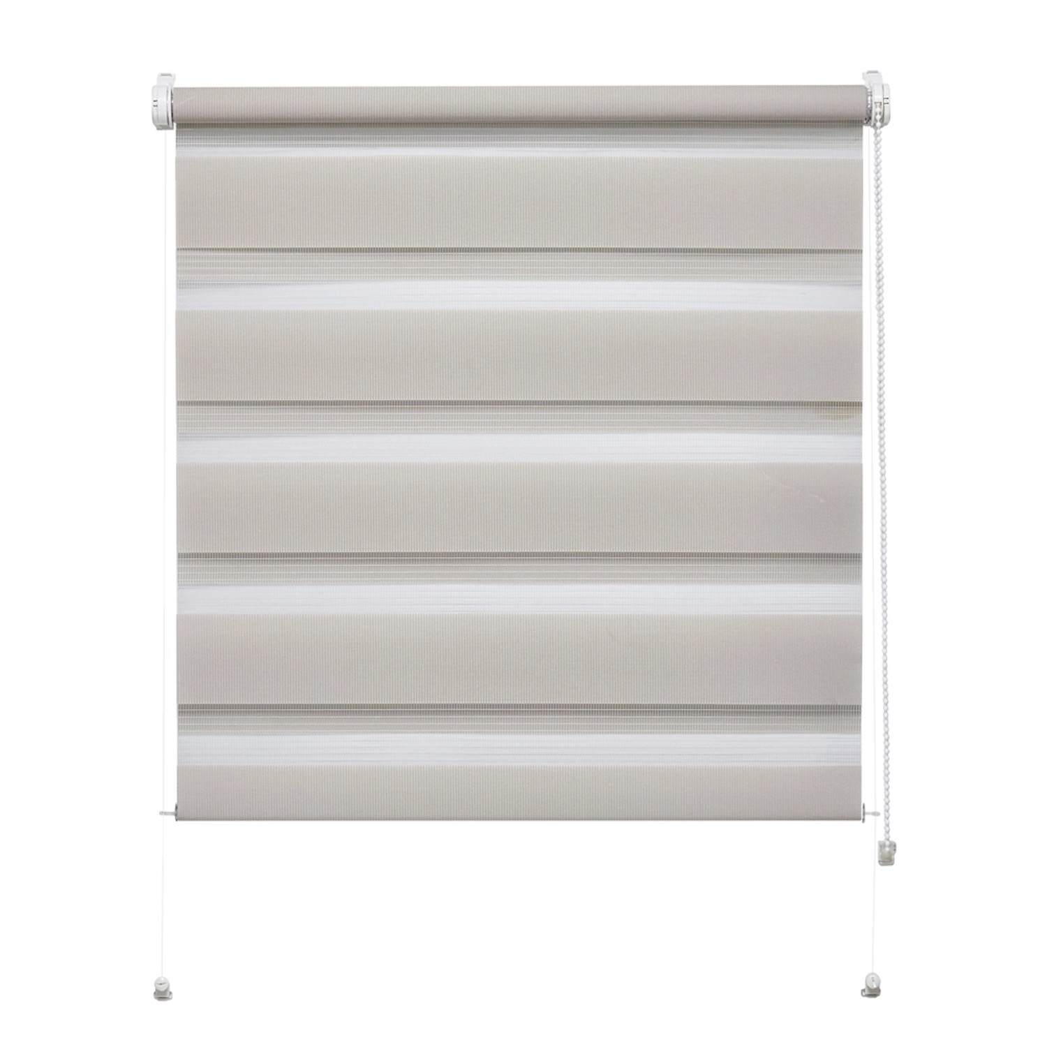 Mini roleta ZEBRA CLASSIC Dzień/Noc szara 76 cm x 150 cm