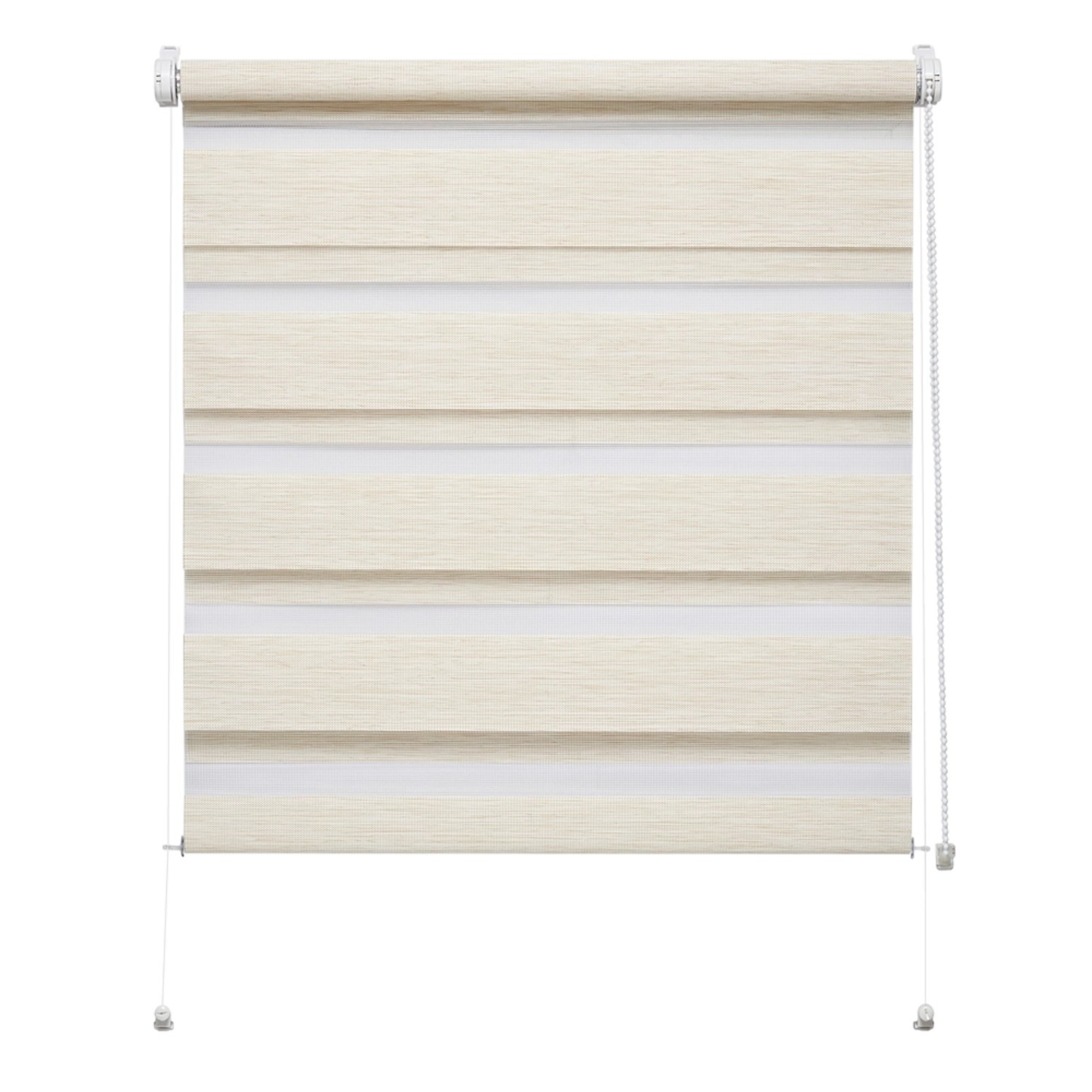 Mini roleta ZEBRA NATURE Dzień/Noc kremowa 105 cm x 150 cm