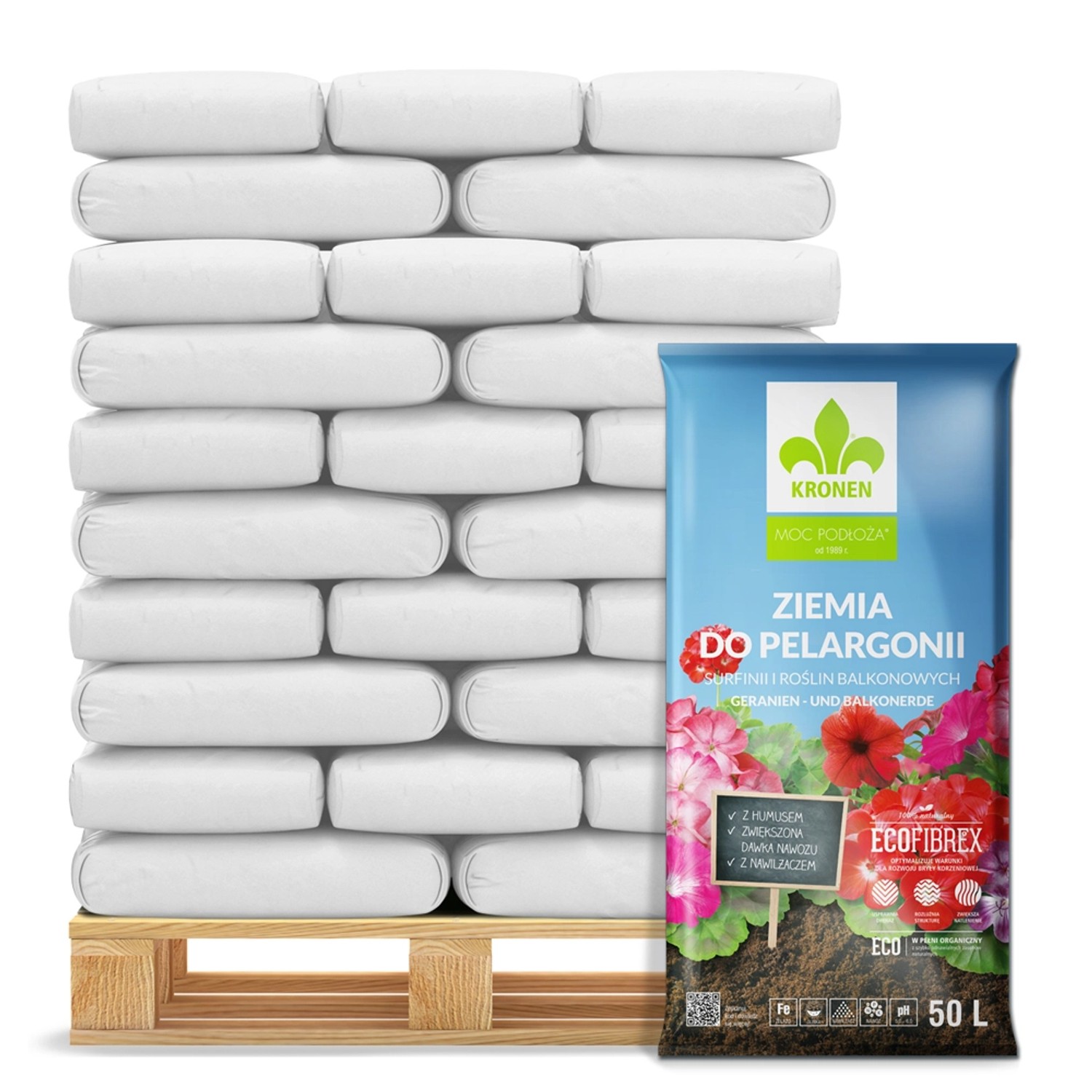 Kronen Podłoże do pelargonii - 51 x 50 l