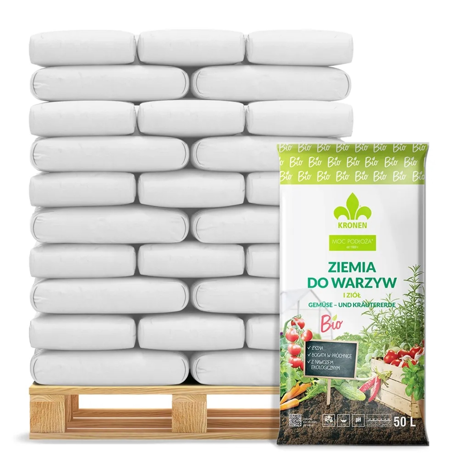 Kronen Podłoże BIO do warzyw - 51 x 50 l