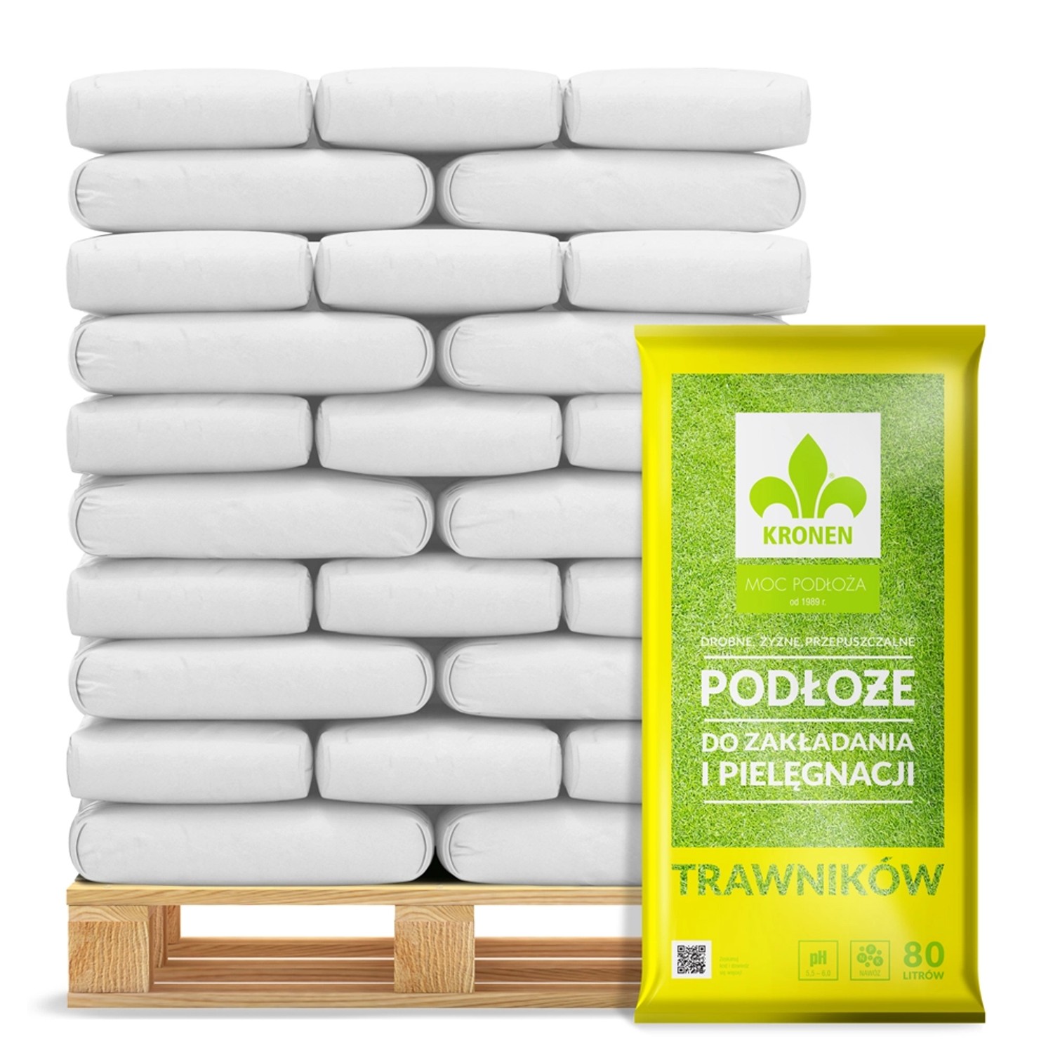 Kronen Podłoże do trawników - 36 x 80 l