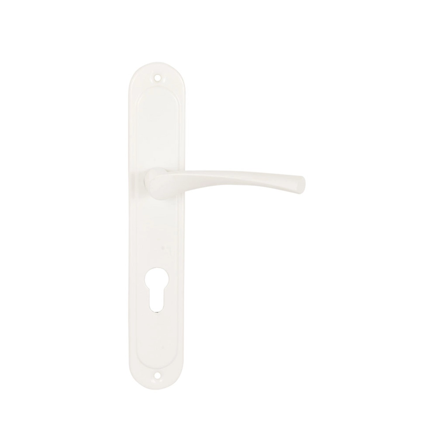 Domino Klamka Eva szyld na wkładkę biała