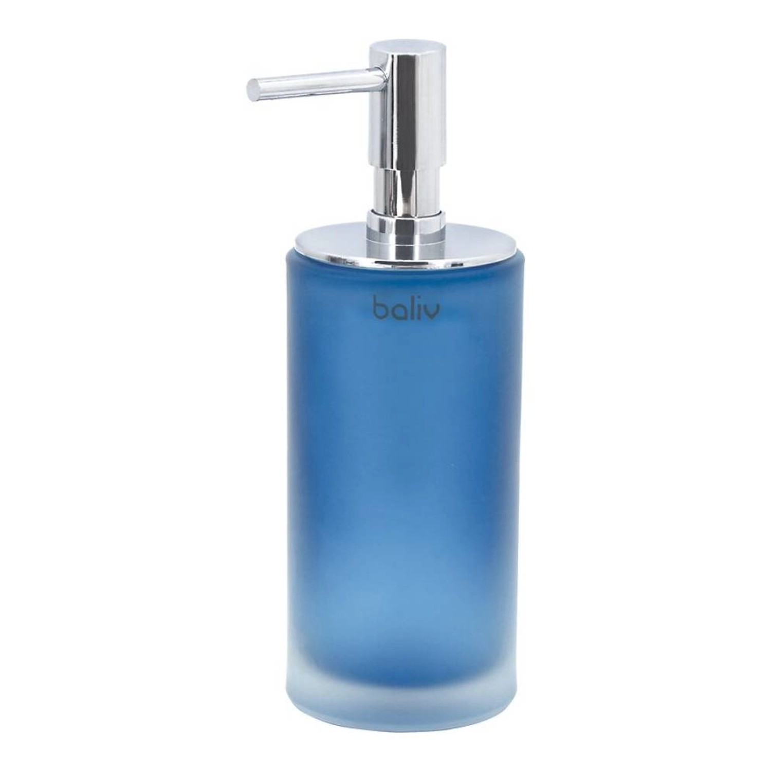 Baliv Dozownik do mydła niebieskie szkło