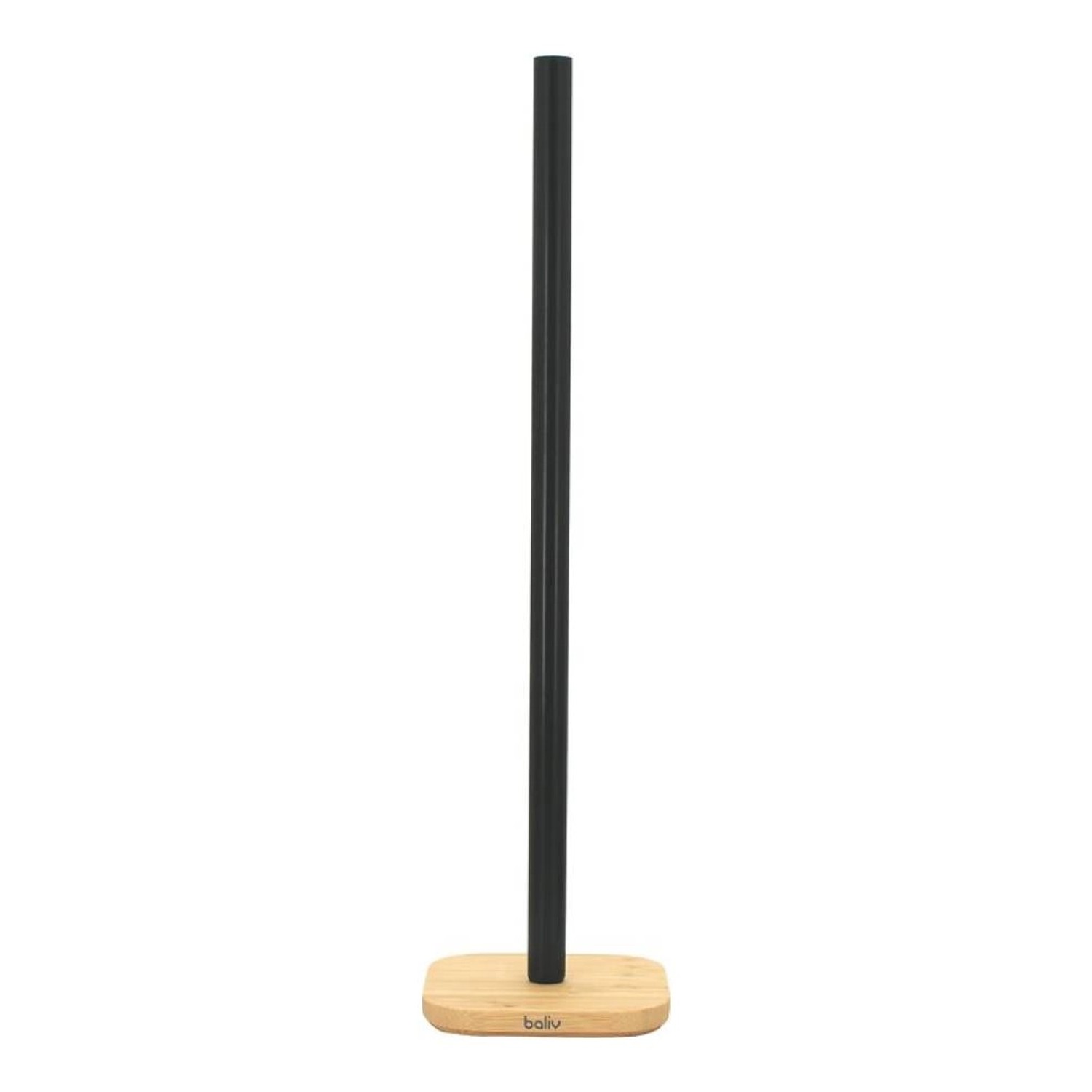 Baliv Stojak na papier toaletowy czarno-bambusowy