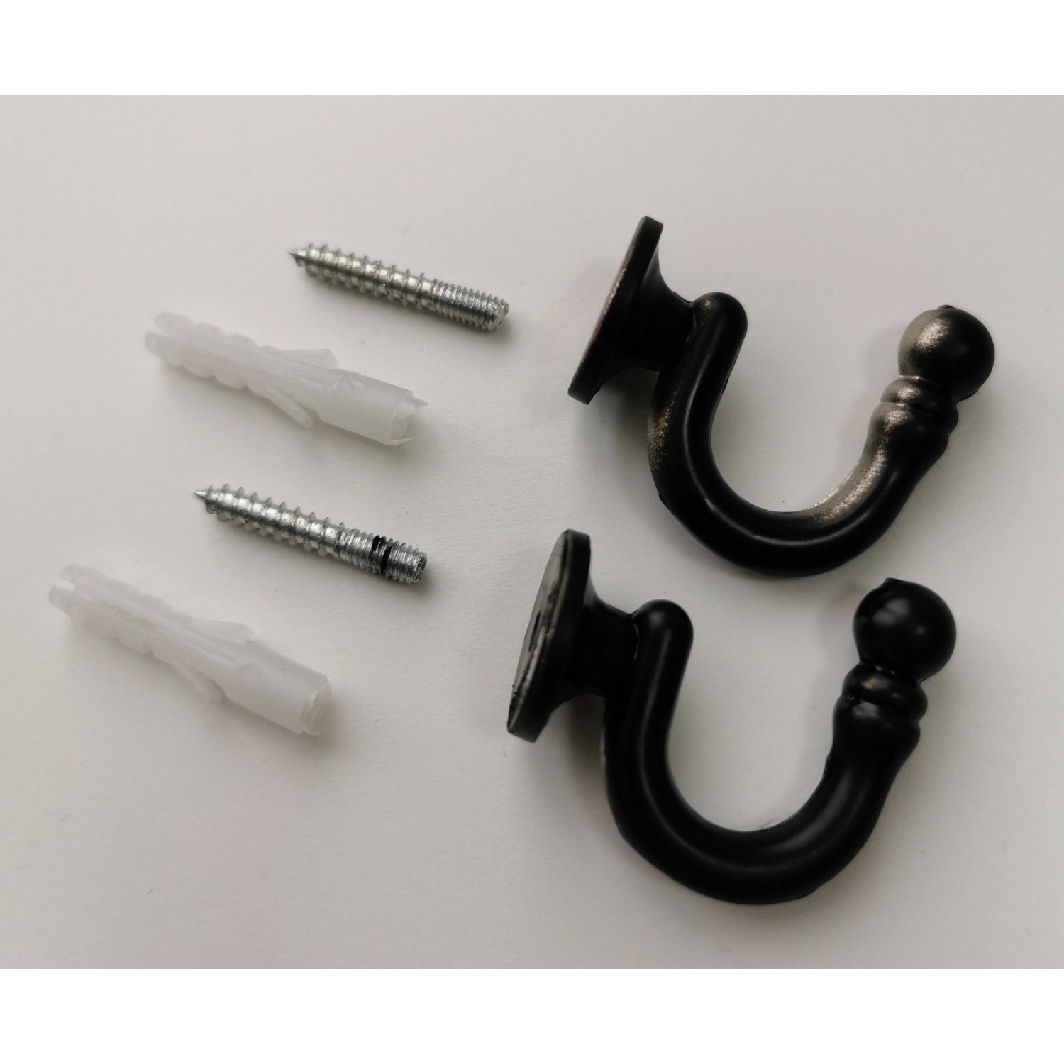 Haczyk drapujący do karnisza SOHO/ CITY czarny