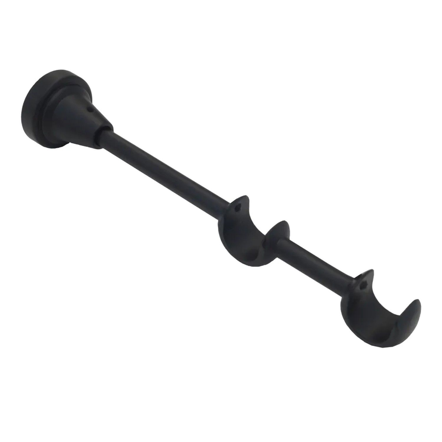 CITY wspornik podwójny 25/19 mm czarny