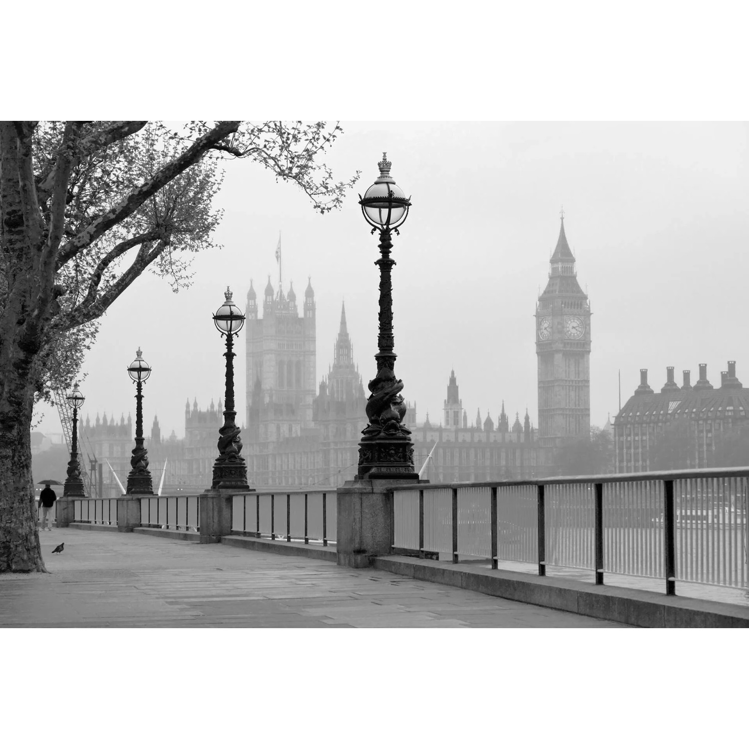 Fototapeta London Fog 384x260 cm