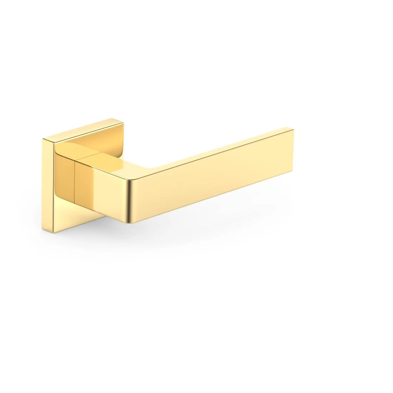 Metal-Bud Klamka Rumba na rozecie kwadratowej złota