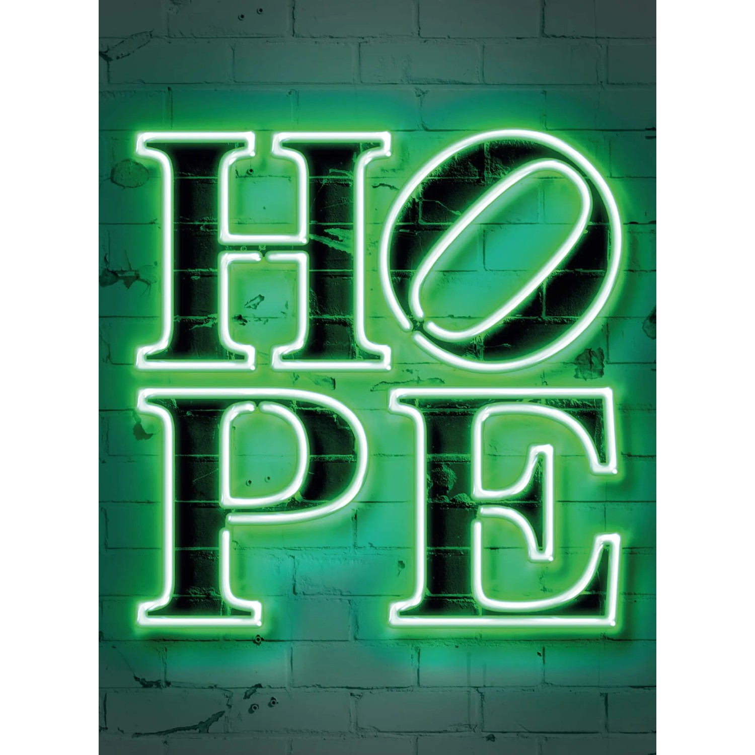 Fototapeta Neon Tube Hope 192x260 cm