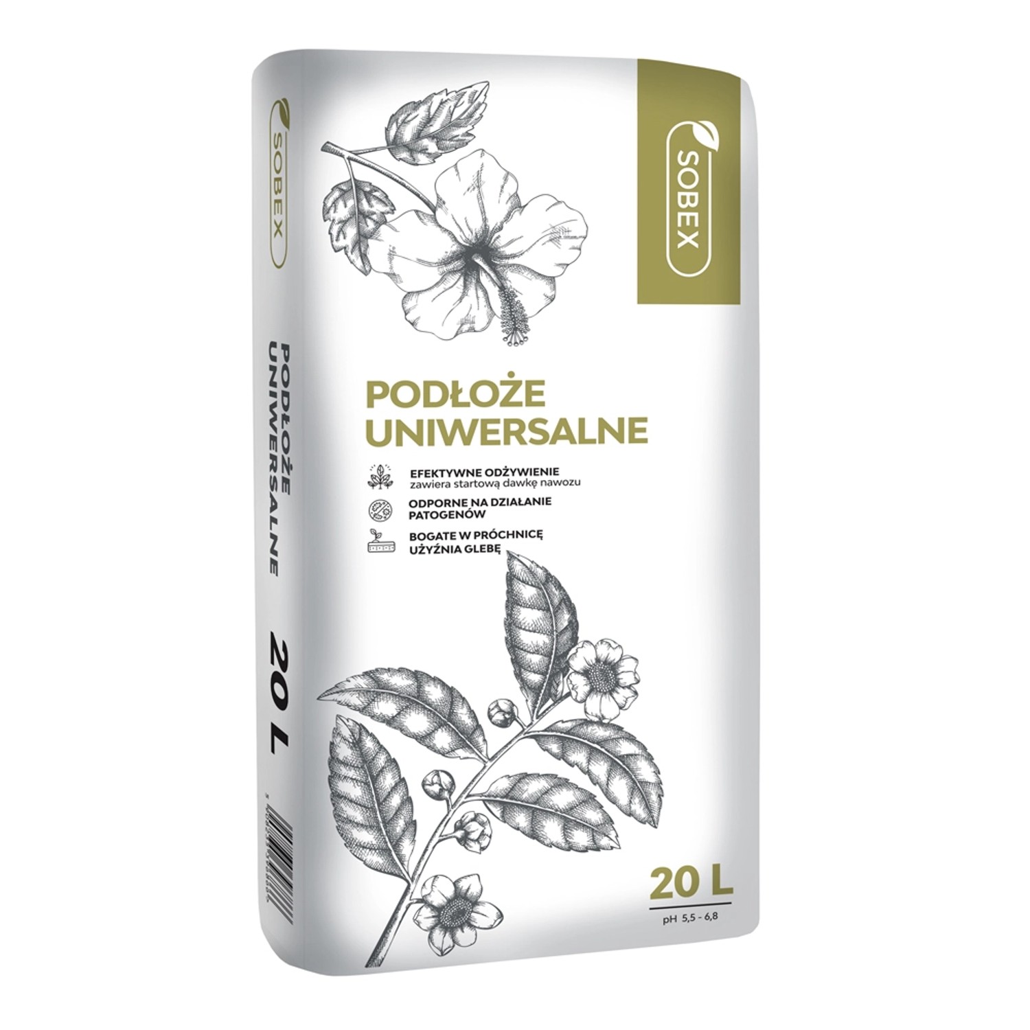 Sobex Podłoże uniwersalne - 20 l