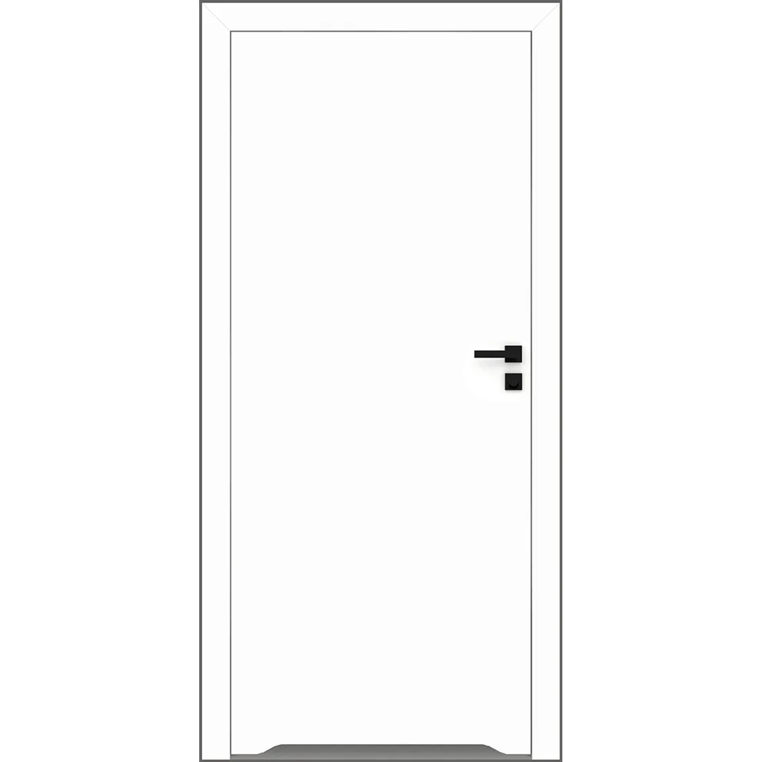 DRE Skrzydło drzwiowe Savio 1 Biel Alpejska z podcięciem wentylacyjnym 80L