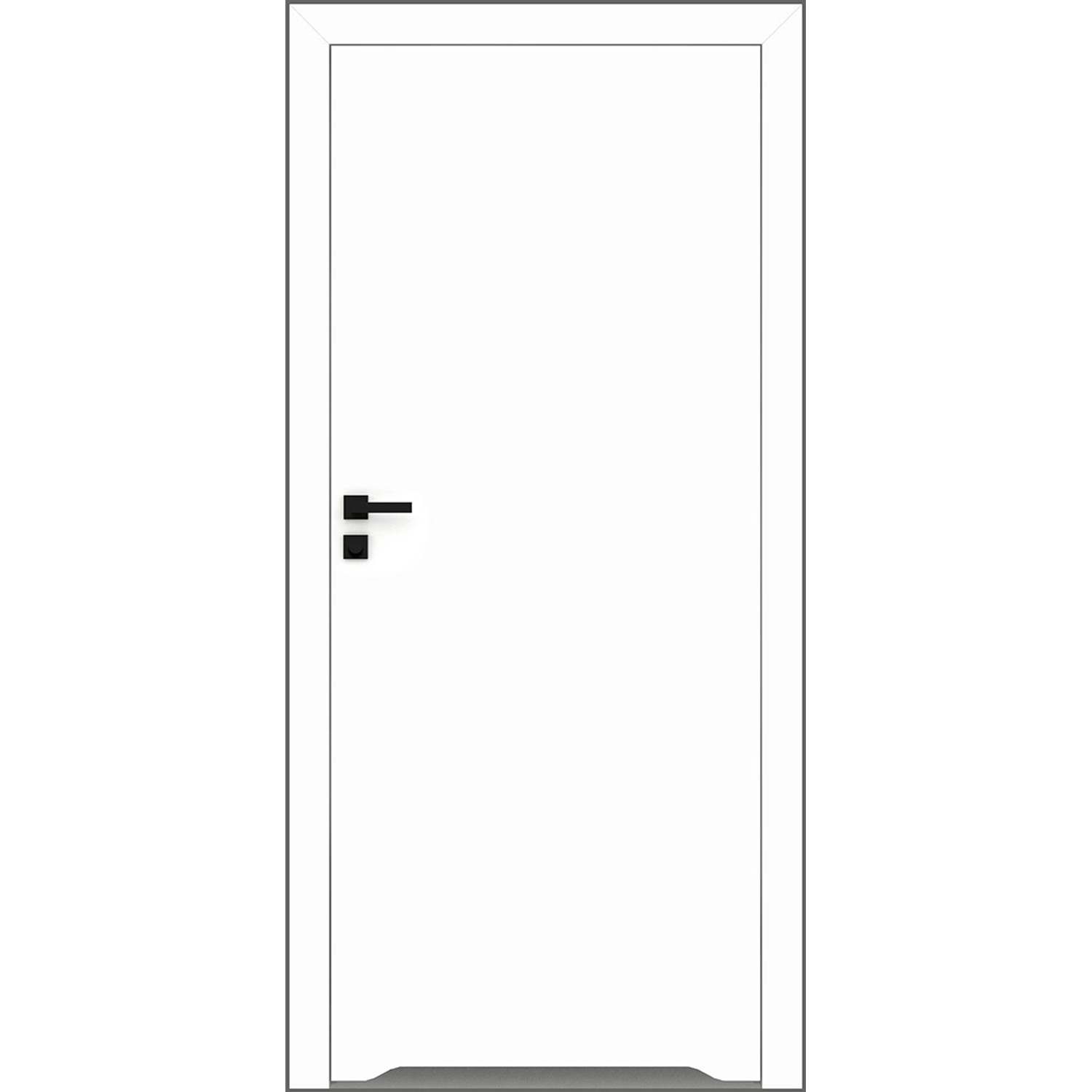 DRE Skrzydło drzwiowe Savio 1 Biel Alpejska z podcięciem wentylacyjnym 80P