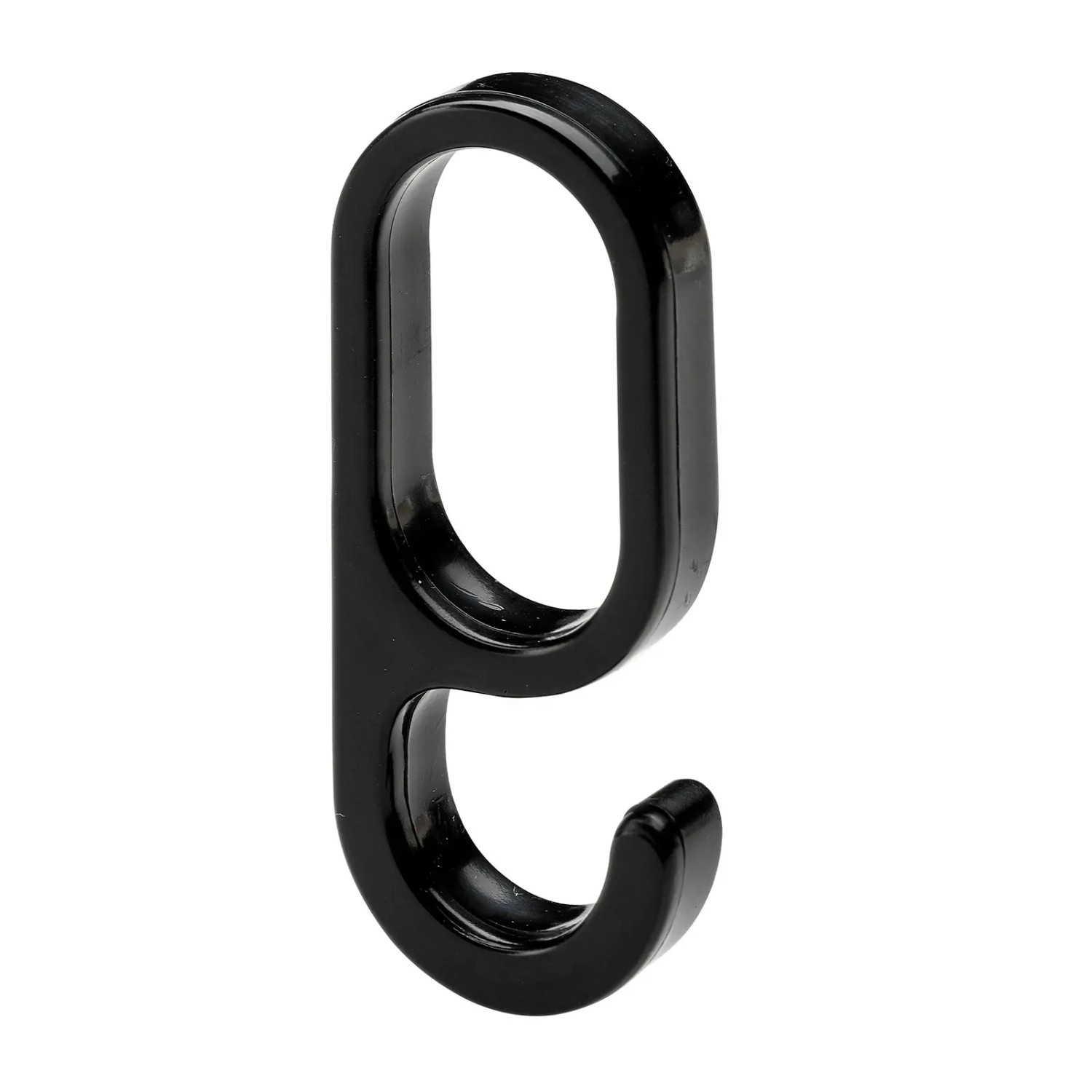 Hettich Haczyk do drążka na ubrania czarny 2 szt.