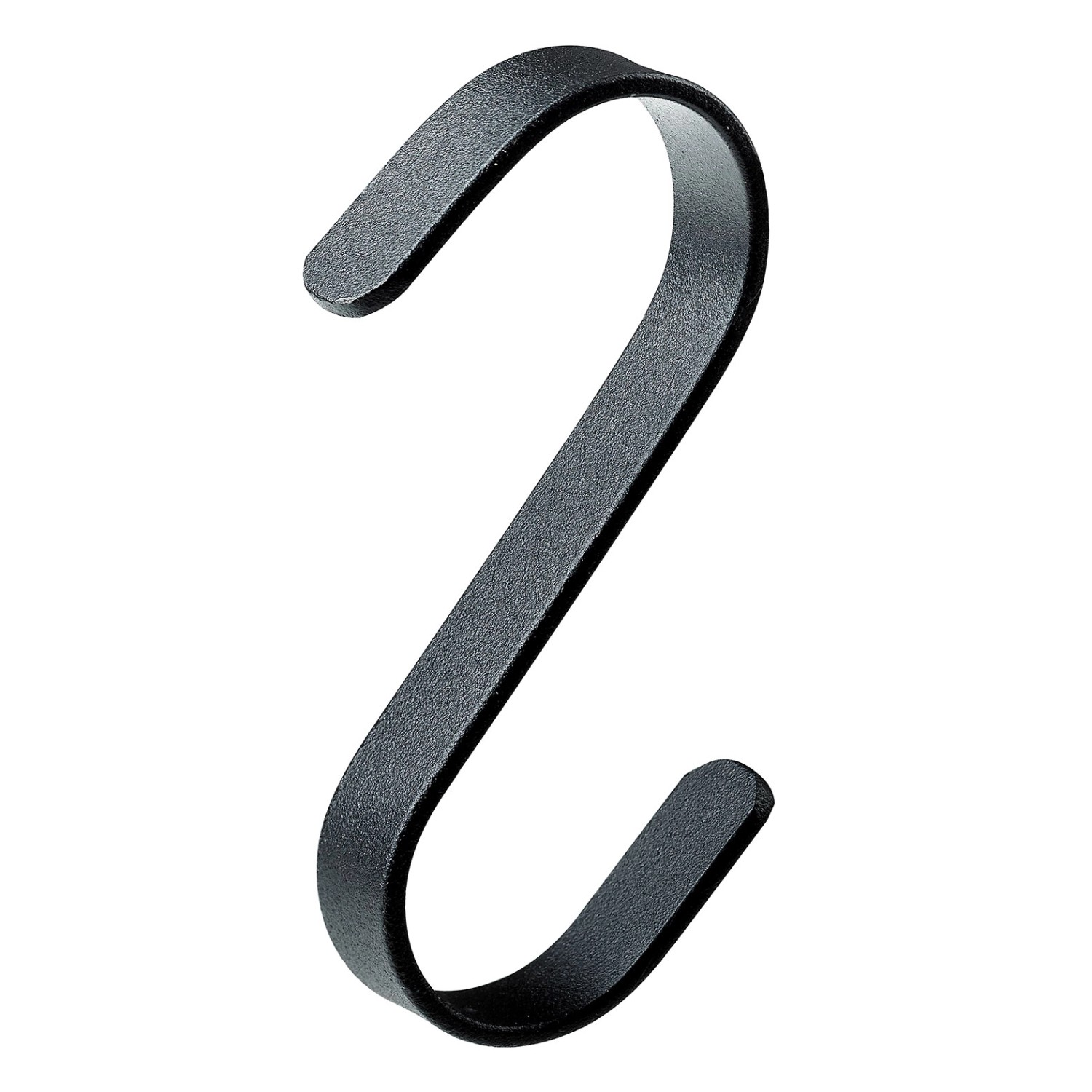 Hettich Hak S płaski 4 szt. czarny mat