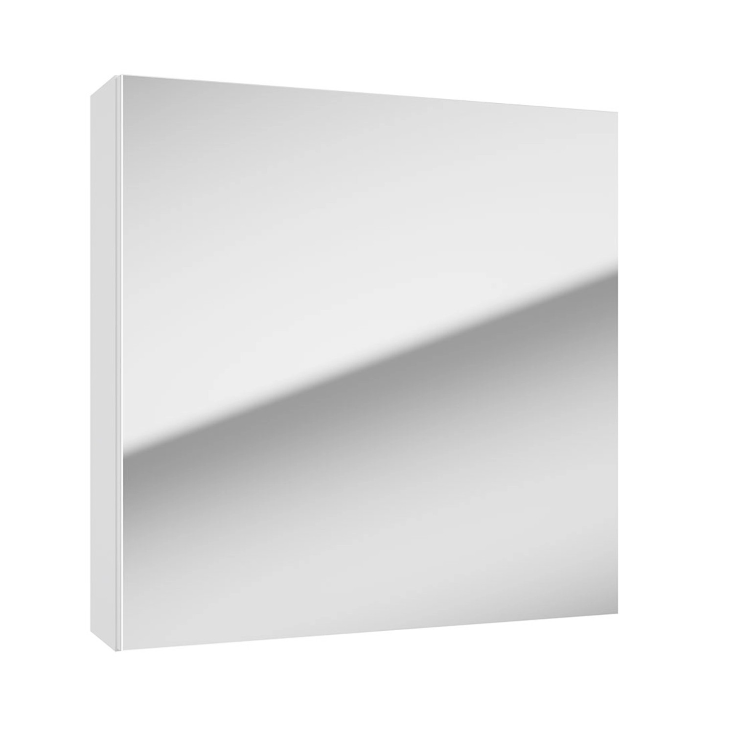 Defra Szafka lustrzana wisząca 1-drzwiowa Twins 60 cm biała