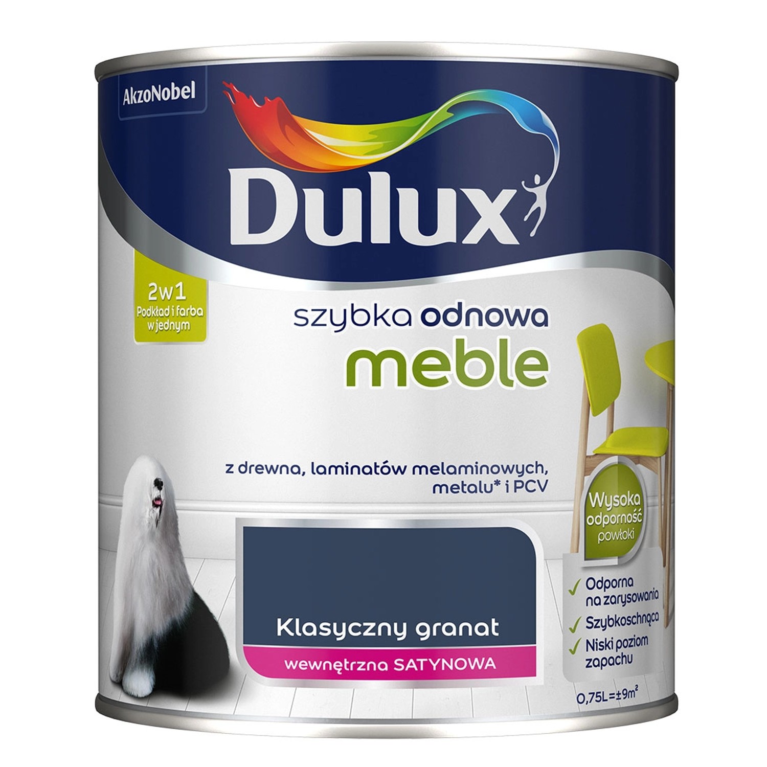 Dulux Szybka odnowa Meble klasyczny granat 750 ml
