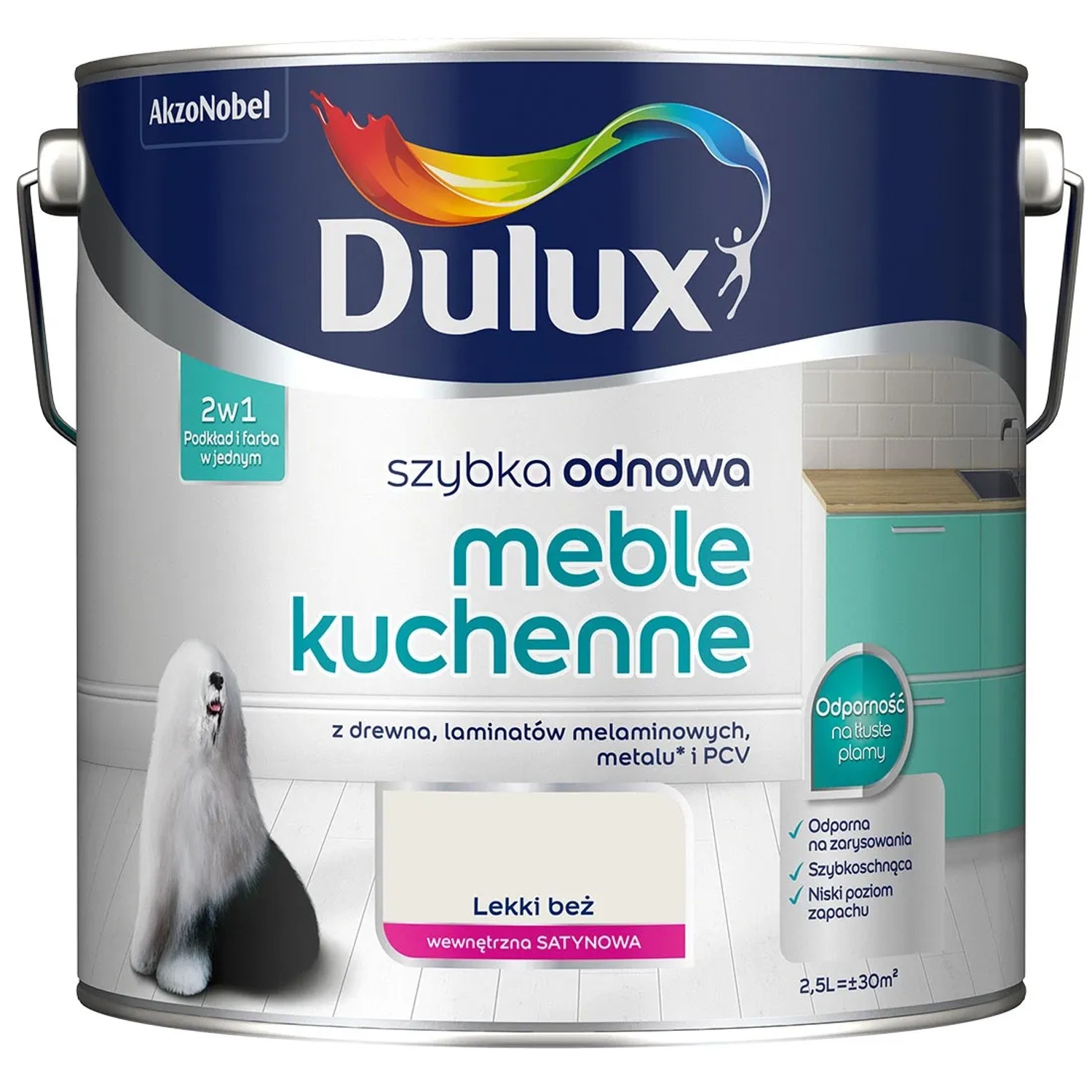 Dulux Szybka Odnowa Meble kuchenne lekki beż 2,5 L