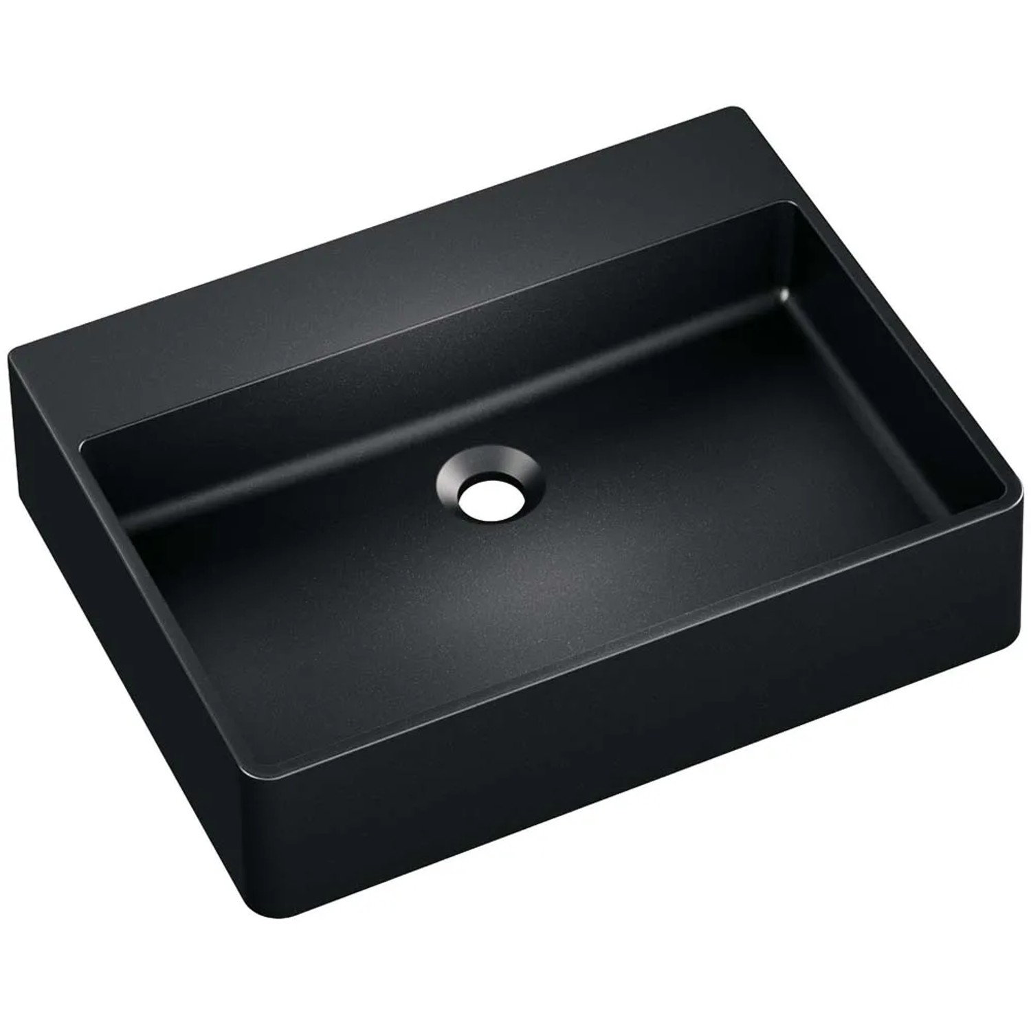 Axis Umywalka SILBA 55 nablatowa granitowa grafitowy