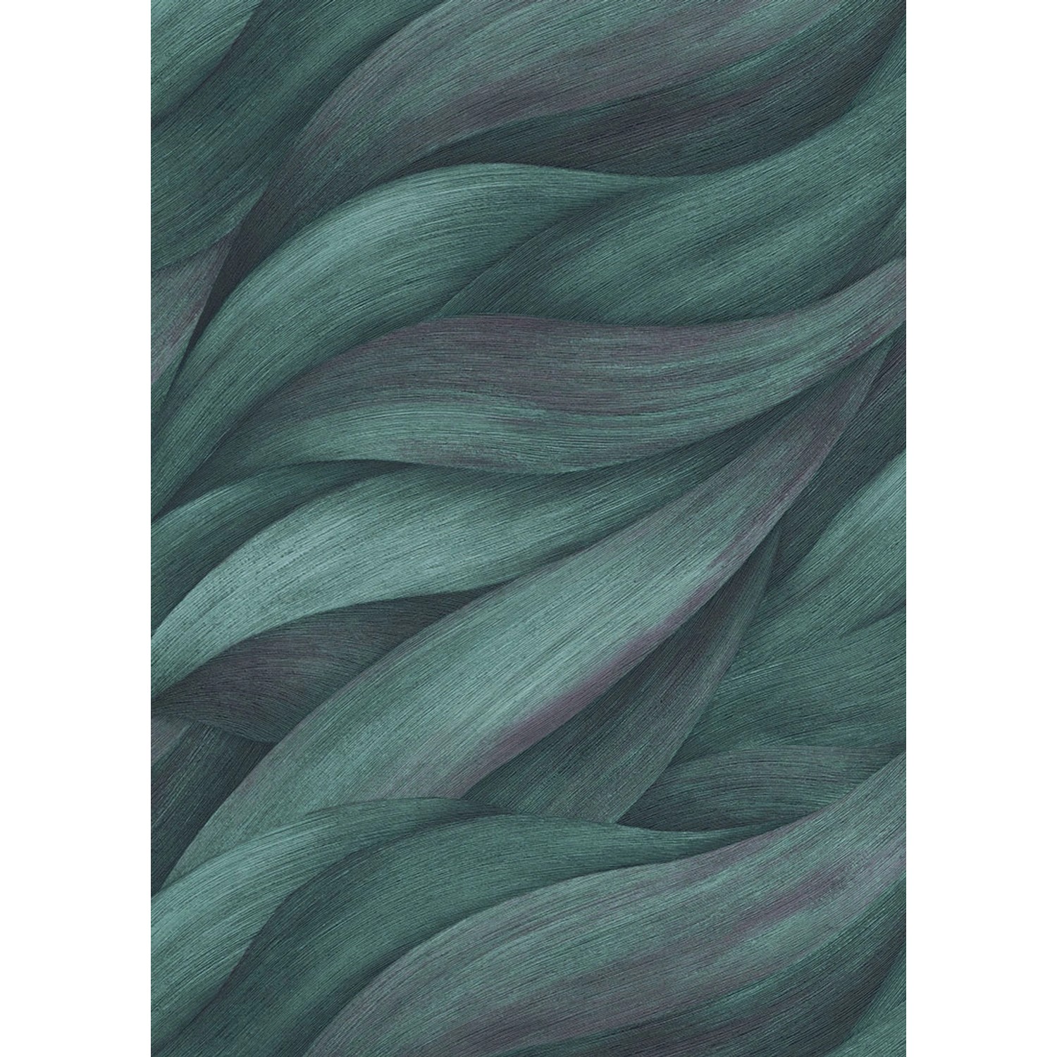 Tapeta winylowa na flizelinie FALE turkus