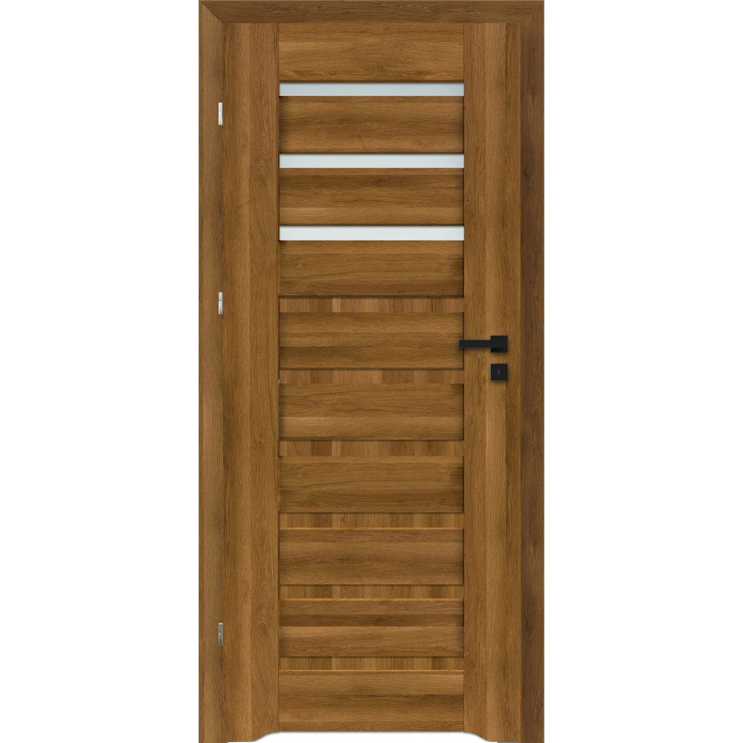 DRE Skrzydło drzwiowe Ingo z podcięciem wentylacyjnym dąb Polski 70L