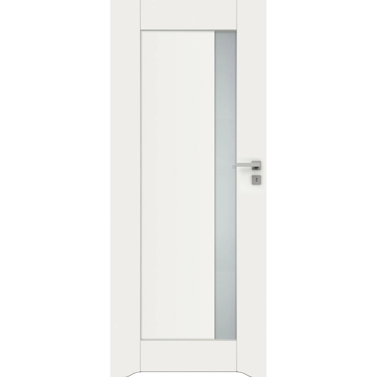 DRE Skrzydło drzwiowe Alva 2 z podcięciem wentylacyjnym Biel alpejska 70L