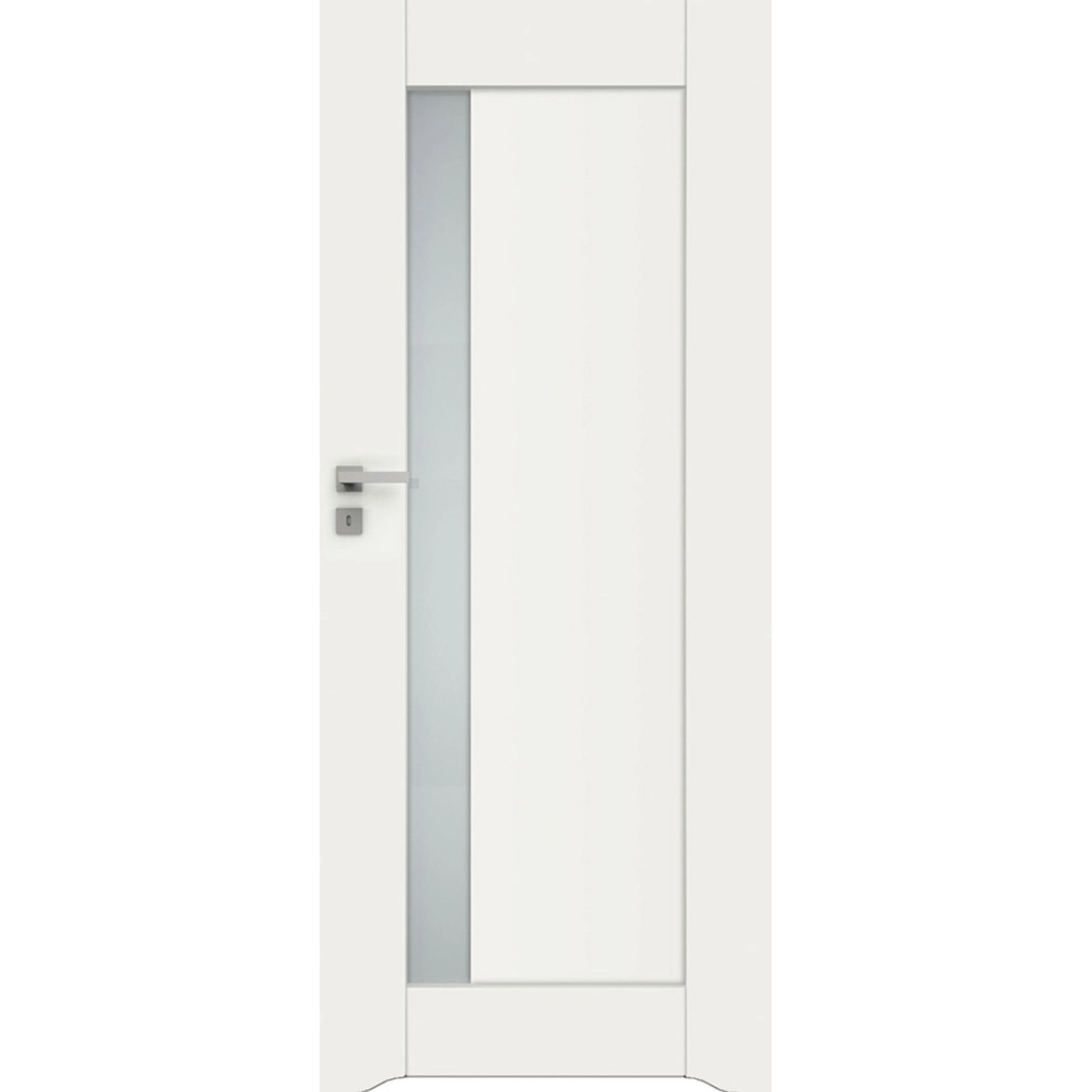 DRE Skrzydło drzwiowe Alva 2 z podcięciem wentylacyjnym Biel alpejska 70P