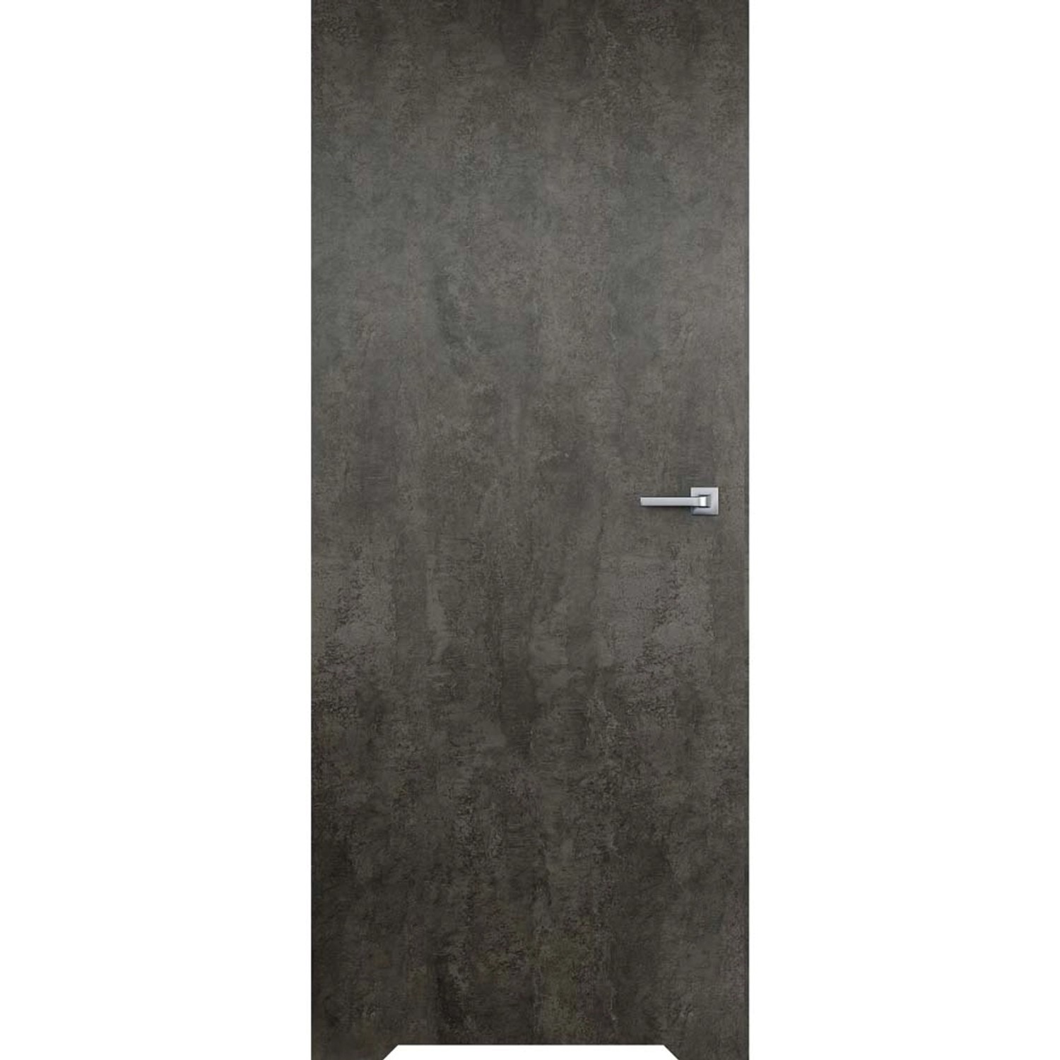 Skrzydło drzwiowe Canis bezprzylgowe Beton ciemny z podcięciem wentylacyjnym 90