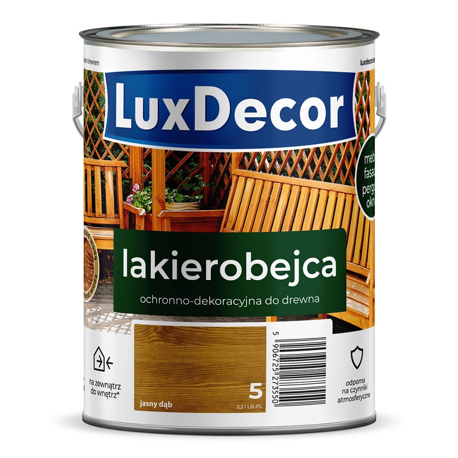 LuxDecor Lakierobejca ochronno-dekoracyjna 2,2 L jasna
