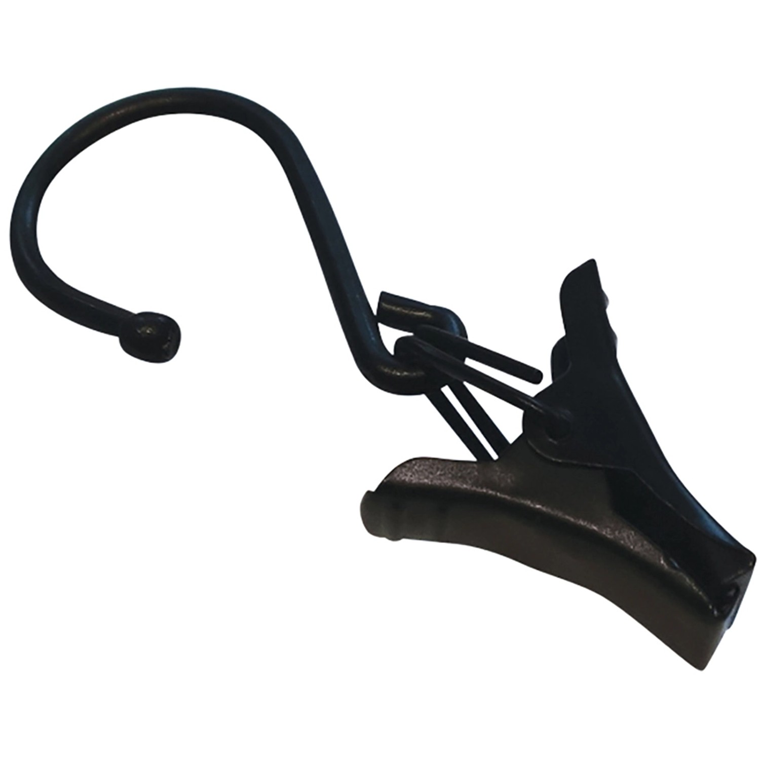 Żabka do karnisza linowego czarna 20 szt.