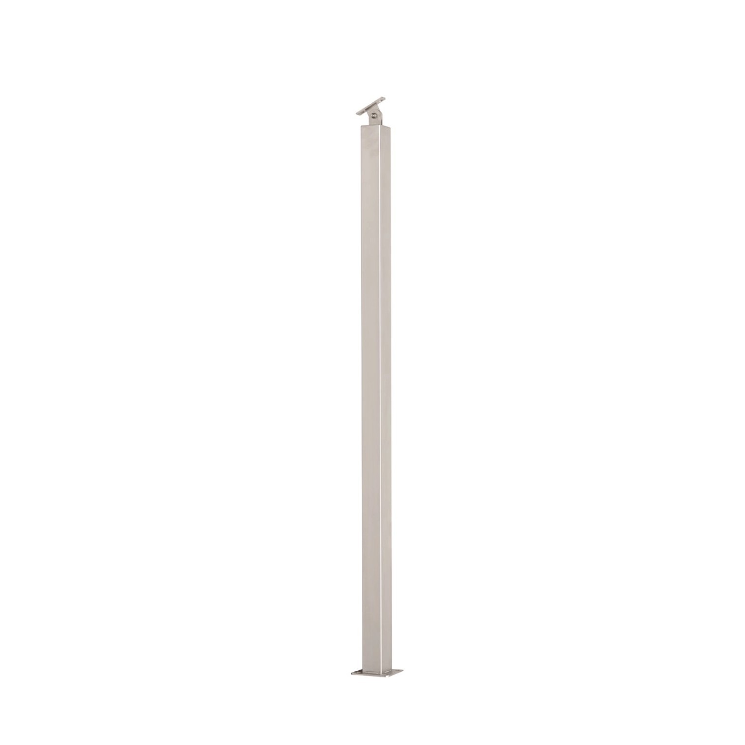 Kornik Słup prostokątny poziomy nierdzewny 1000 mm inox