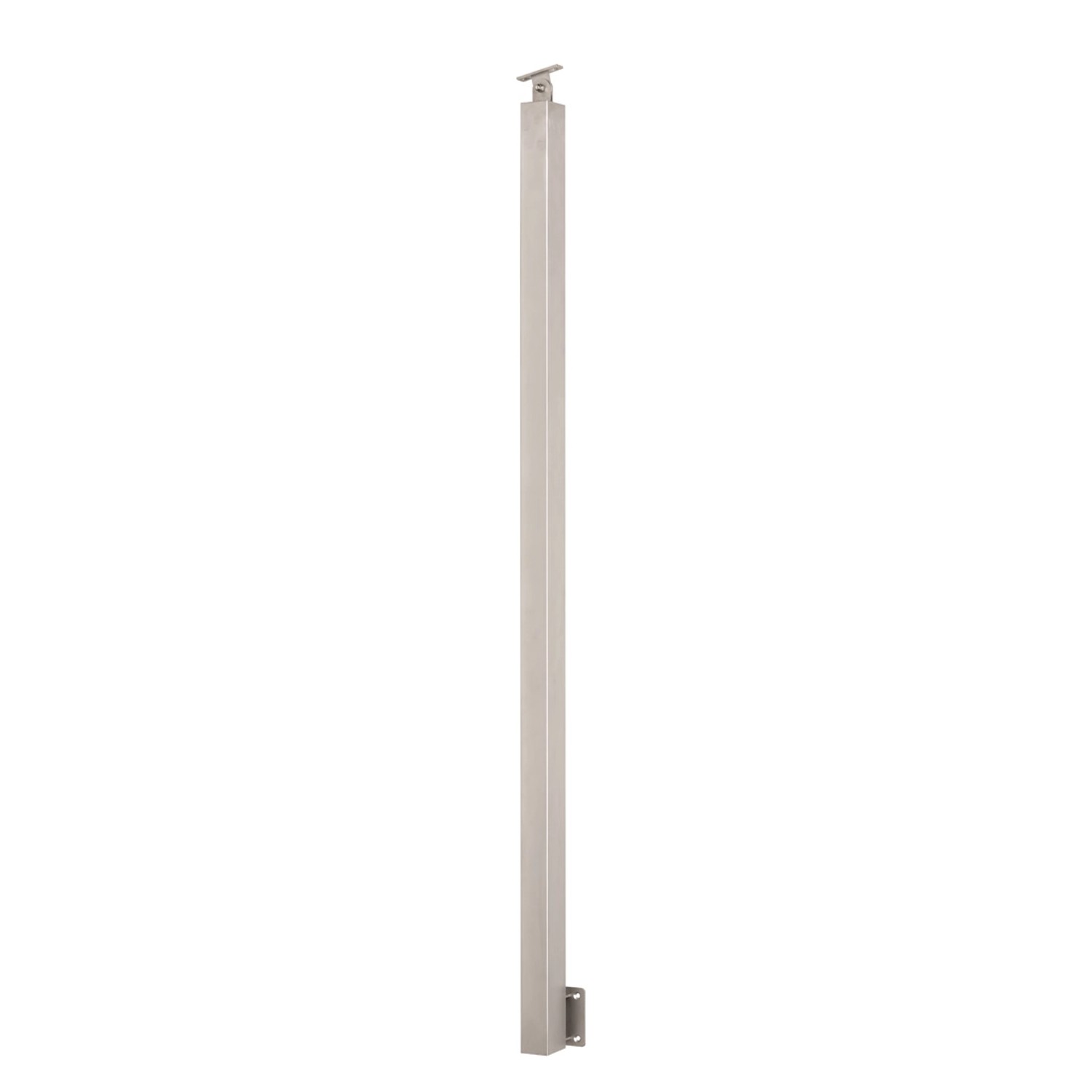 Kornik Słup prostokątny pionowy nierdzewny 1200 mm inox