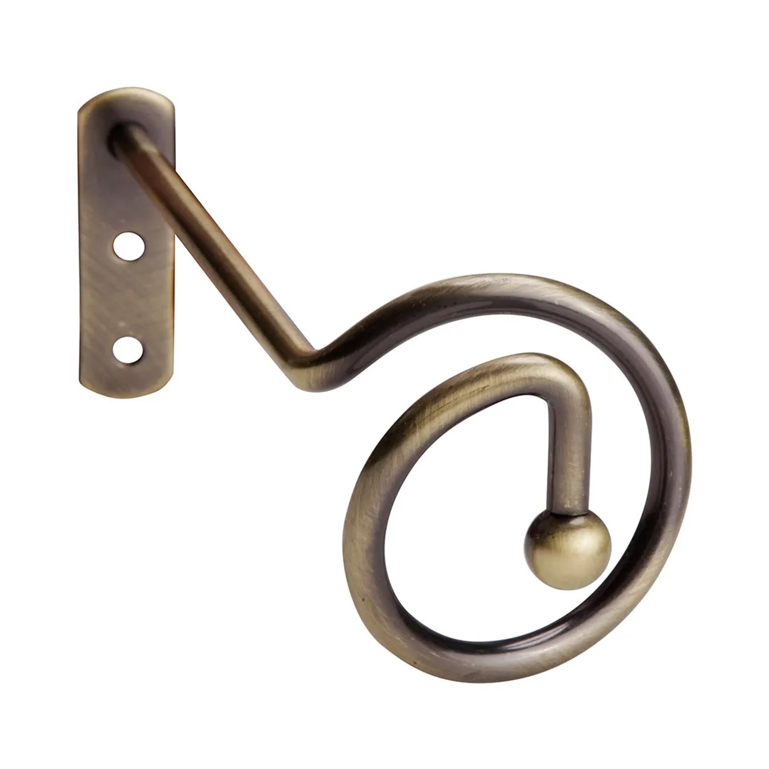 Upinacz spirala fi19 mm antyczny mosiądz 1 szt.