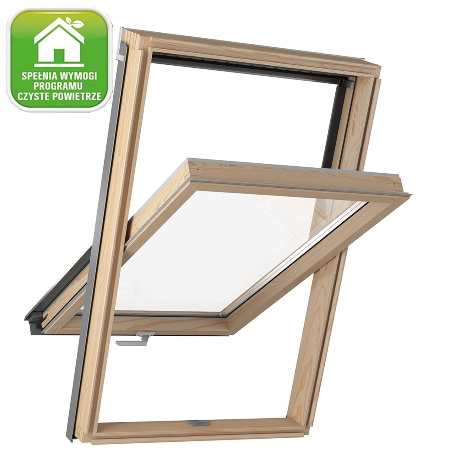 Wenta LUX Okno dachowe drewniane 3-szybowe AAY B1500M6A 78 x 118 cm