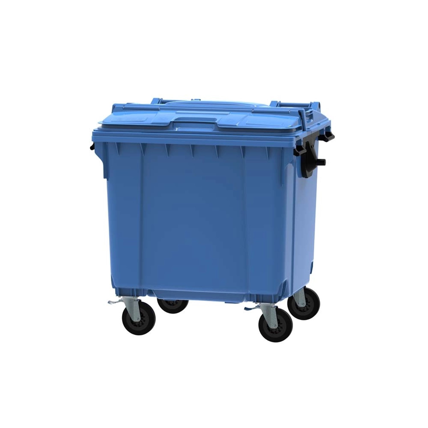 Pojemnik niebieski na odpady papierowe - 1100 l