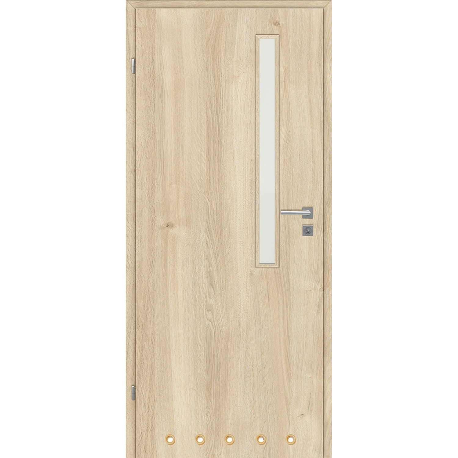Classen Skrzydło drzwiowe Pery z tulejami wentylacyjnymi Dąb Karlstad 70L