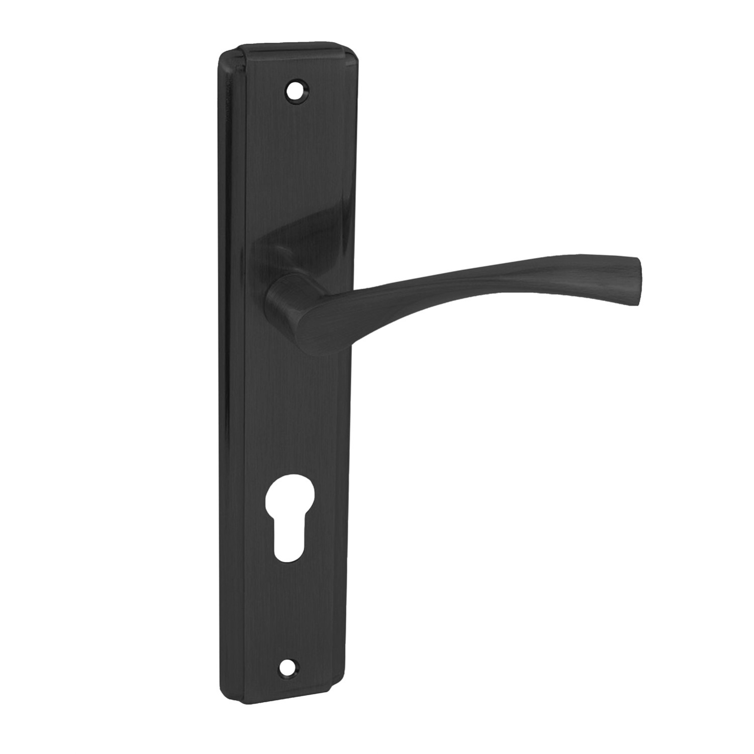 Domino Klamka Romana wkładka czarna prawa