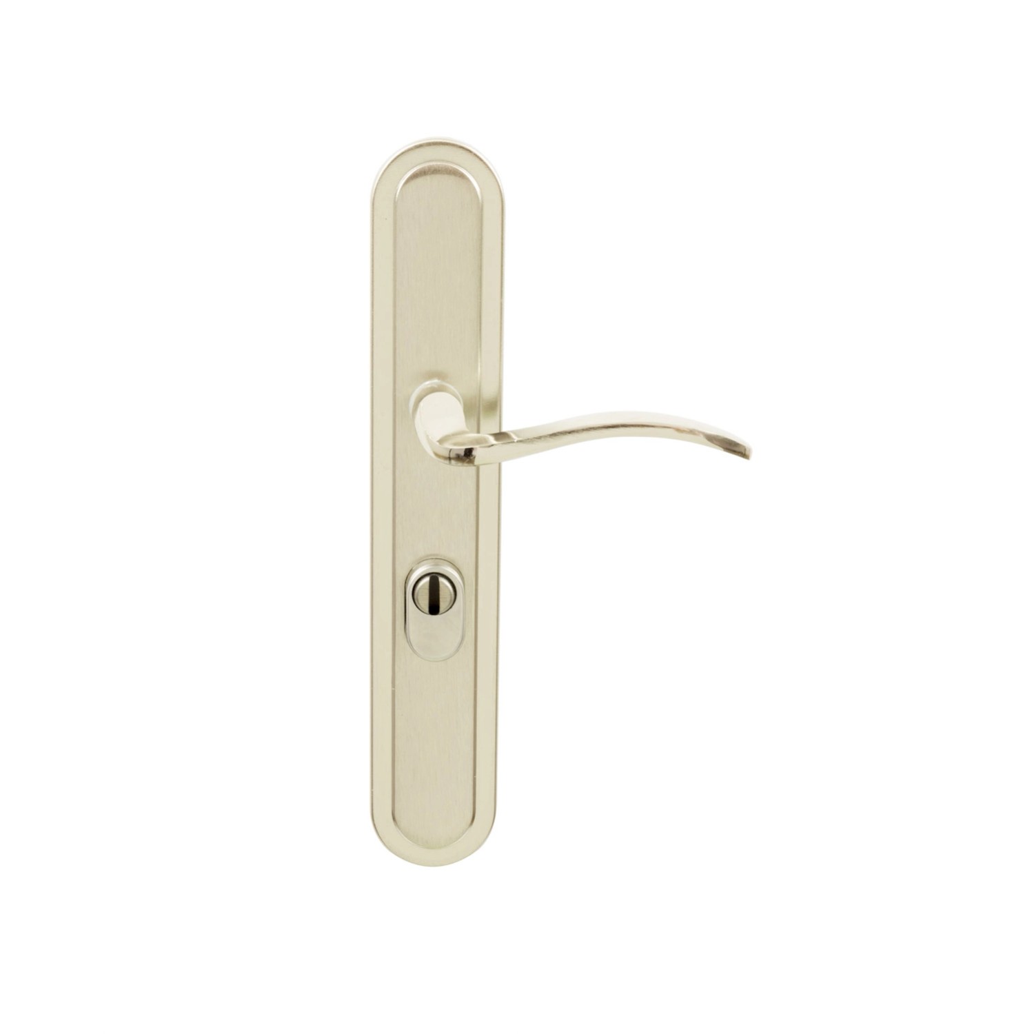 Domino Klamka Paco wkładka nikiel prawa