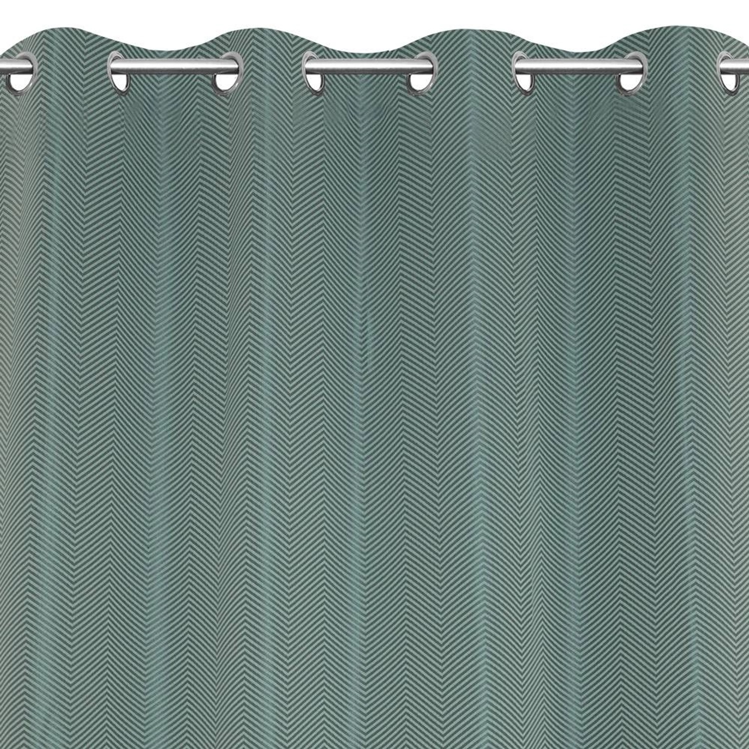 Zasłona LASIOS na przelotkach 140 x 240 cm zielona