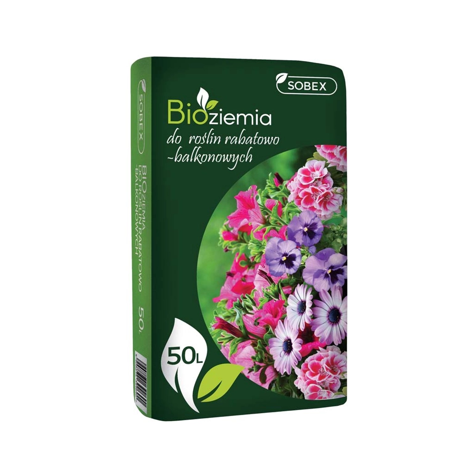 Sobex podłoże BIO do roślin rabatowych/balkonowych - 50 l
