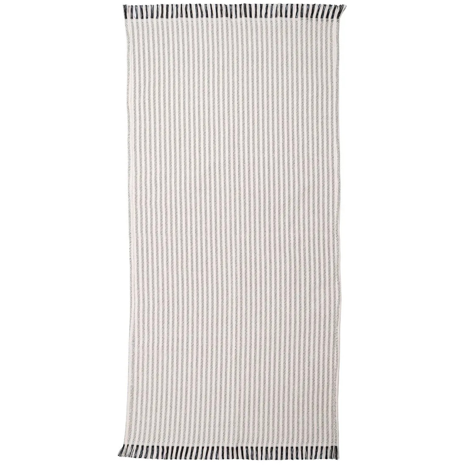 Multidecor Dywan NATURALNY LEA 67 x 150 cm czarne paski