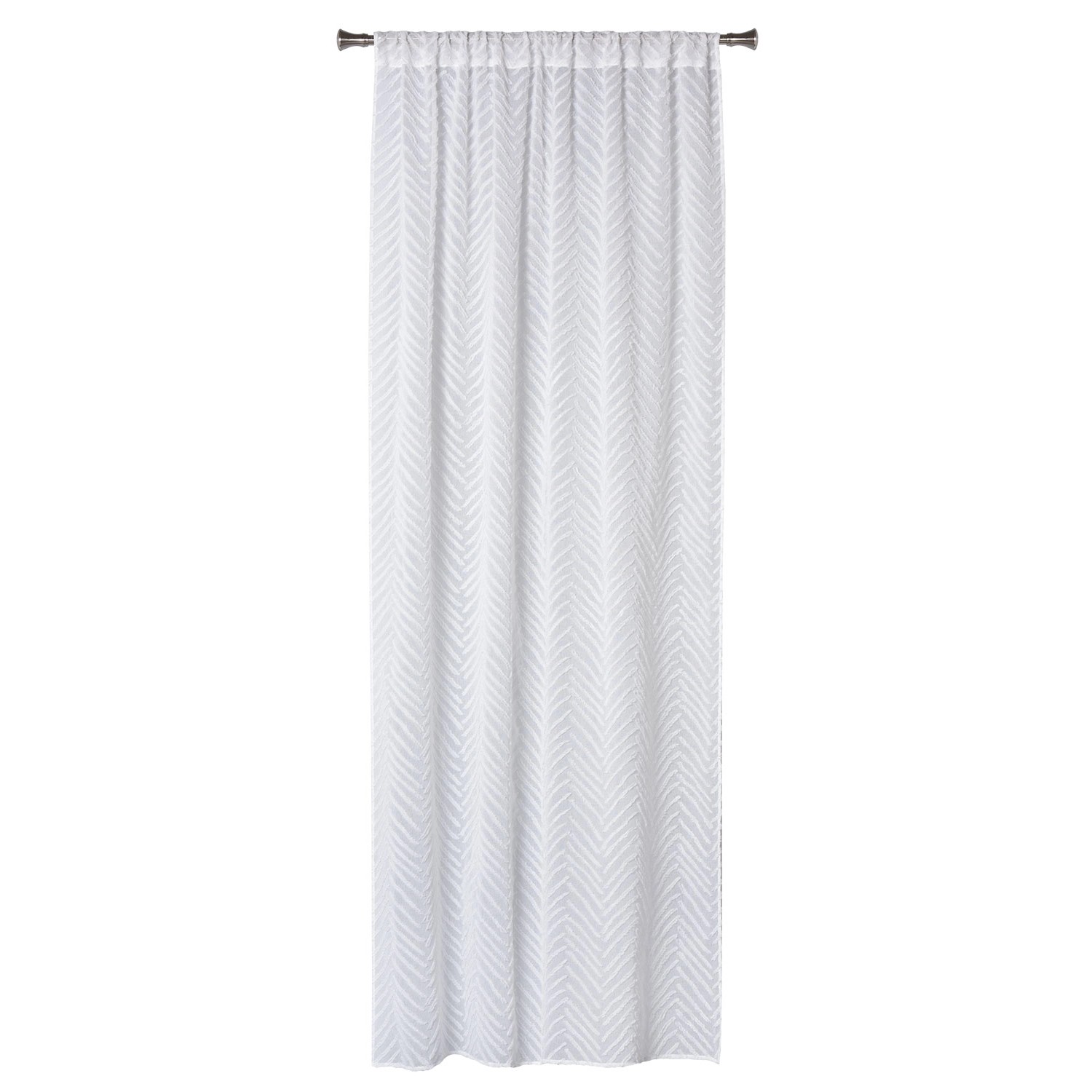 Firana JUKA taśma/tunel 140 cm x 260 cm biała