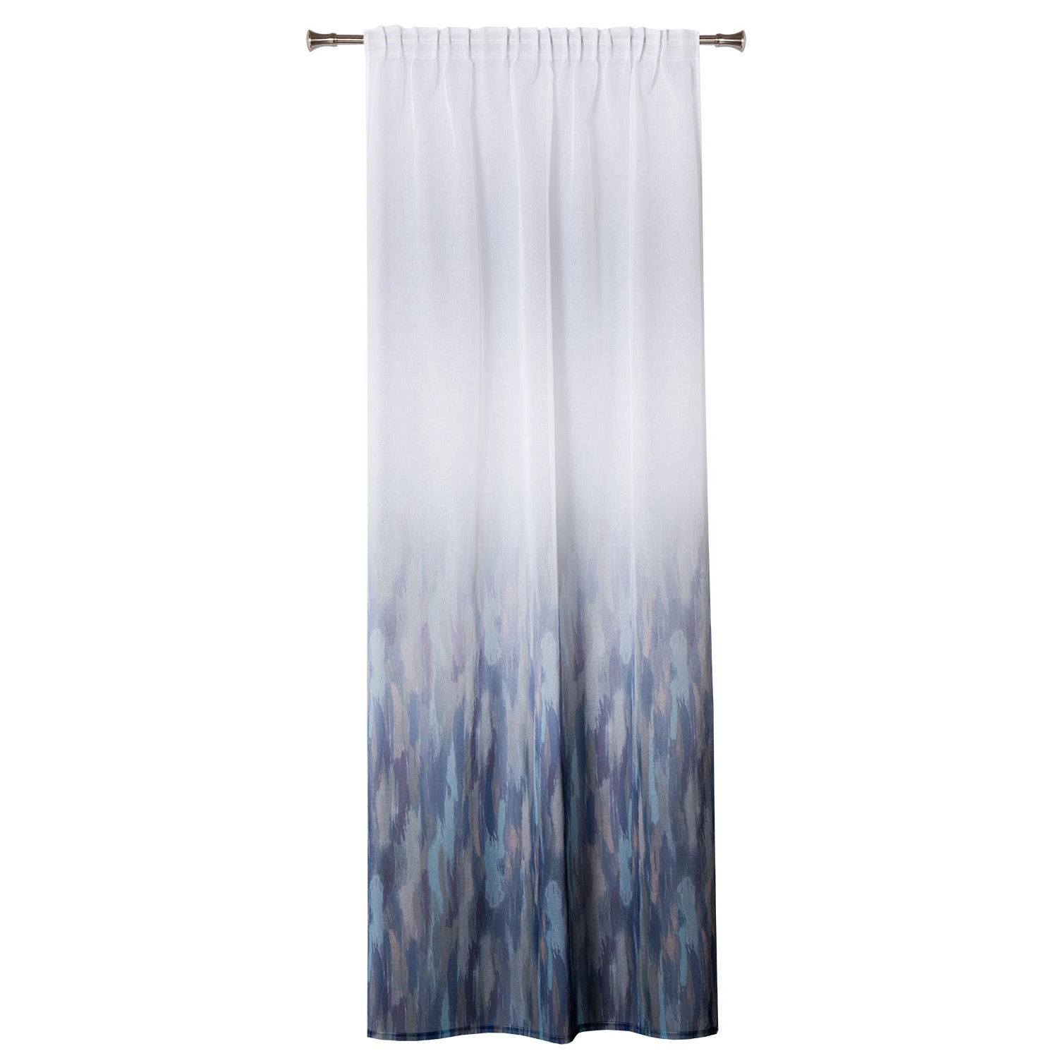 Firana SEA na taśmie 140 cm x 260 cm niebieska