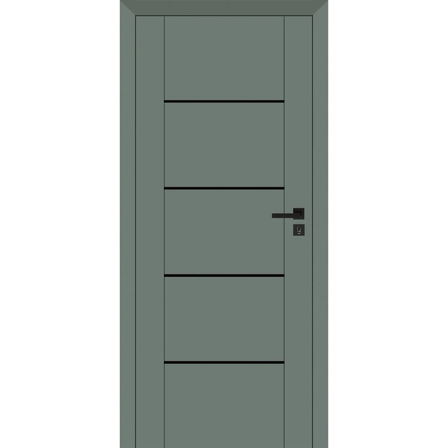 Skrzydło bezprzylgowe Pegasus Eukaliptus pokojowe czarna szyba 80L