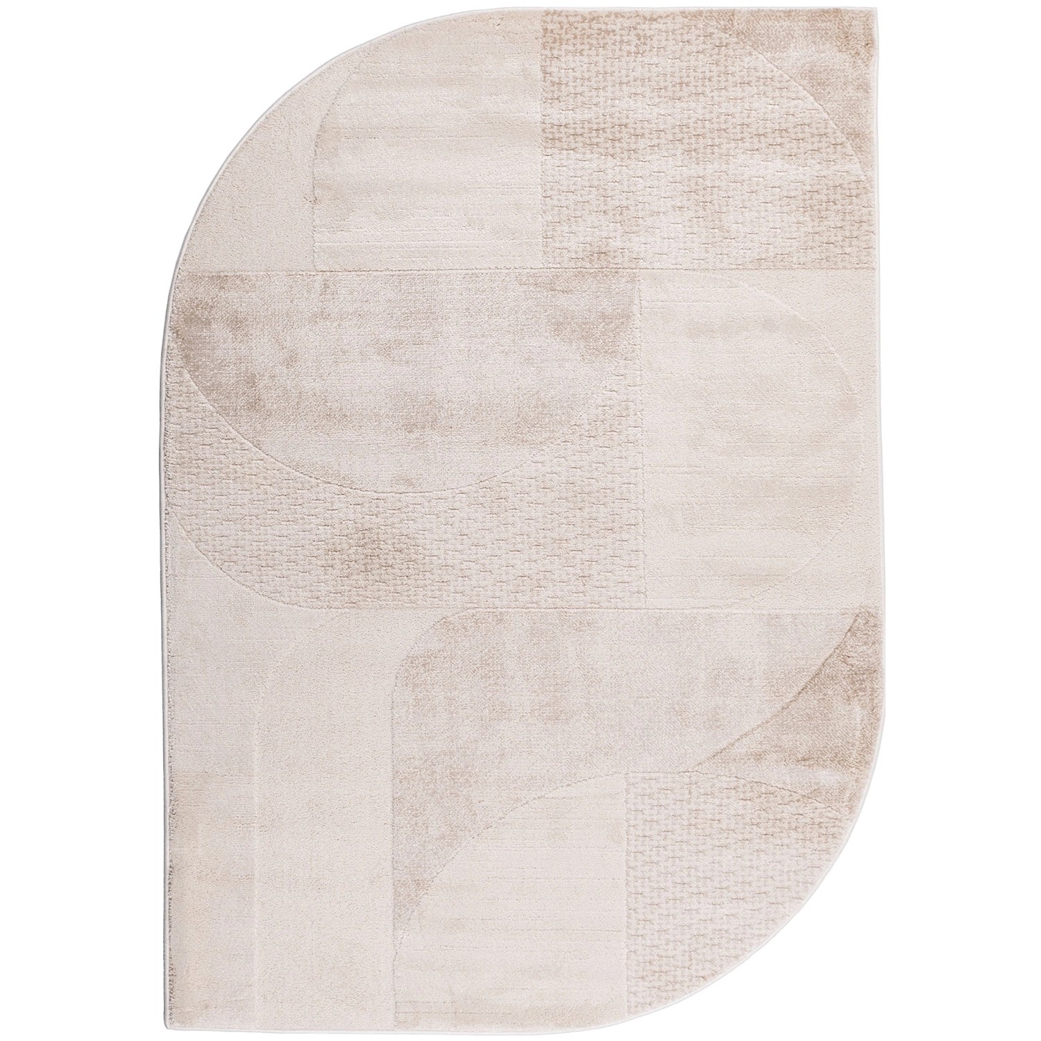 Multidecor Dywan MODESTO geometryczne kształty 120 x 170 cm krem