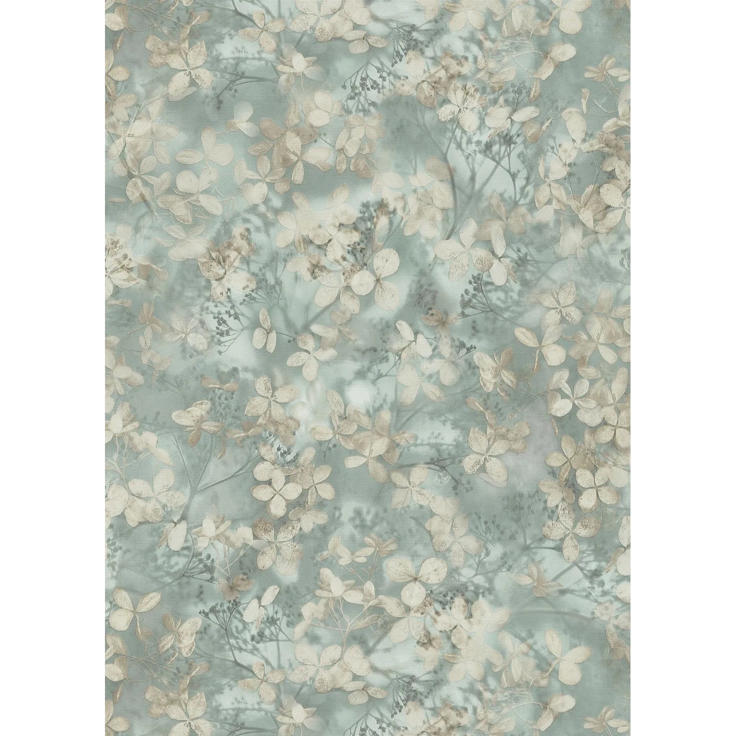 Tapeta winylowa na flizelinie pastelowe listki zielone