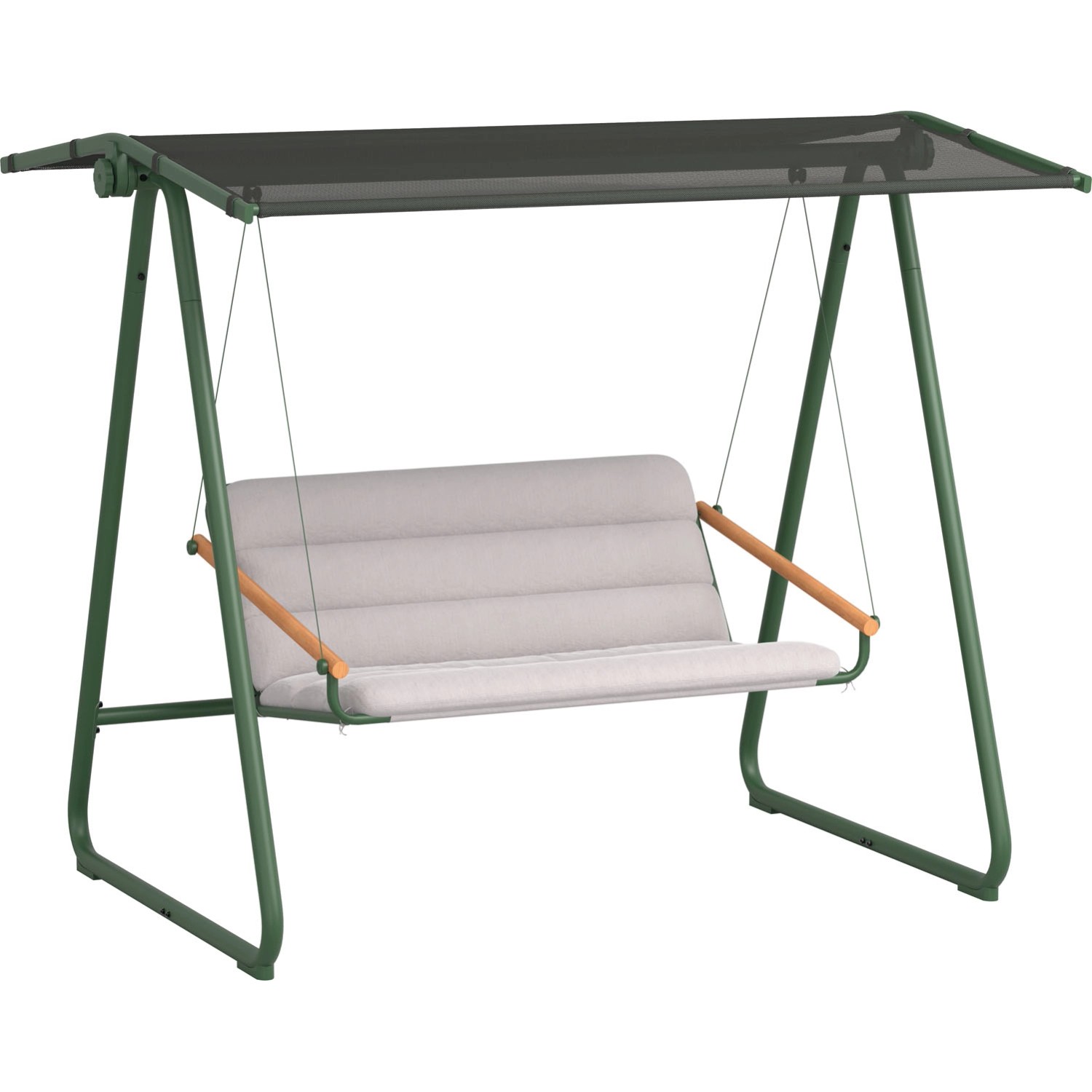 OBI Huśtawka ogrodowa ALLENBY szara 2-osobowa