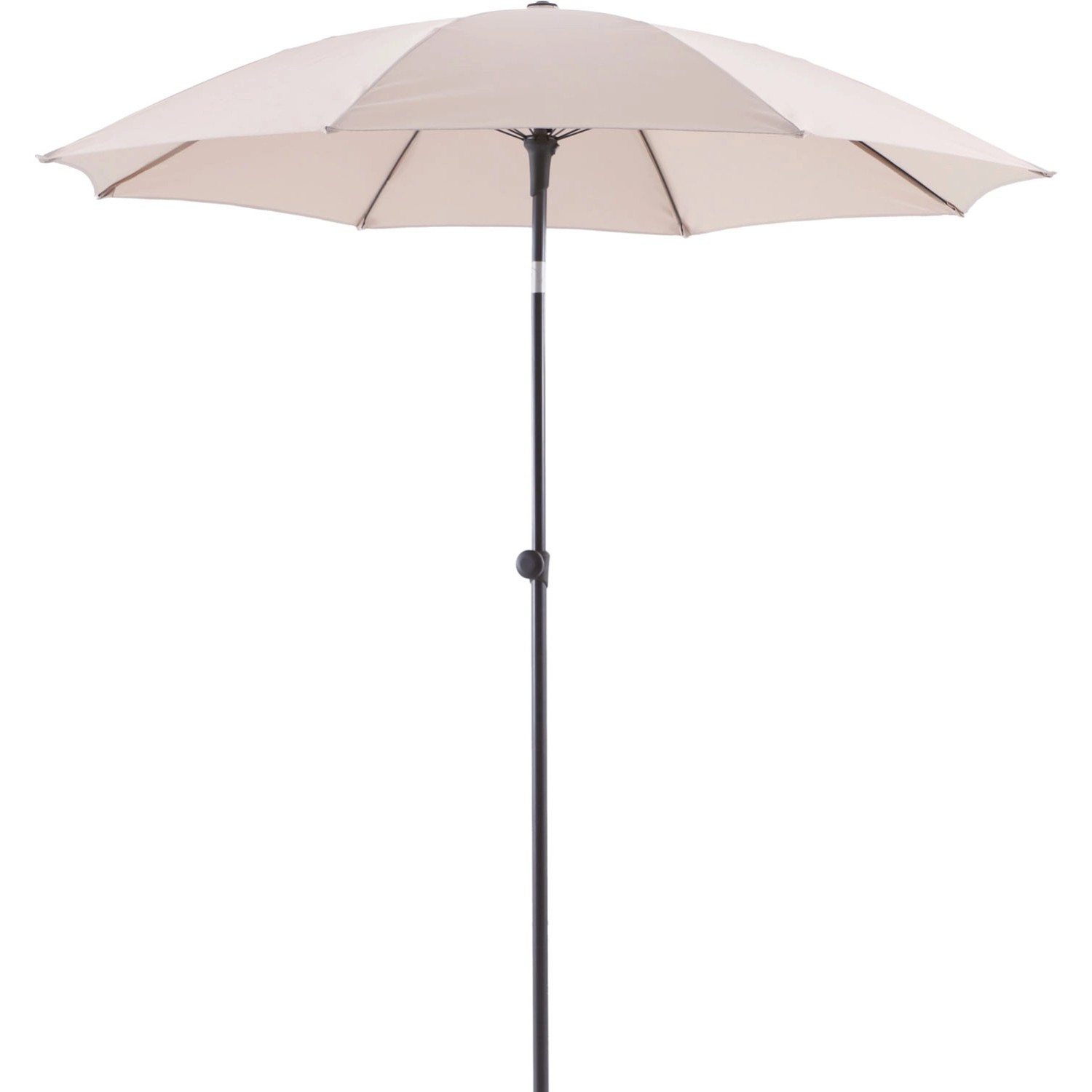 Parasol ogrodowy HERMOSA beżowy - śr. 200 cm