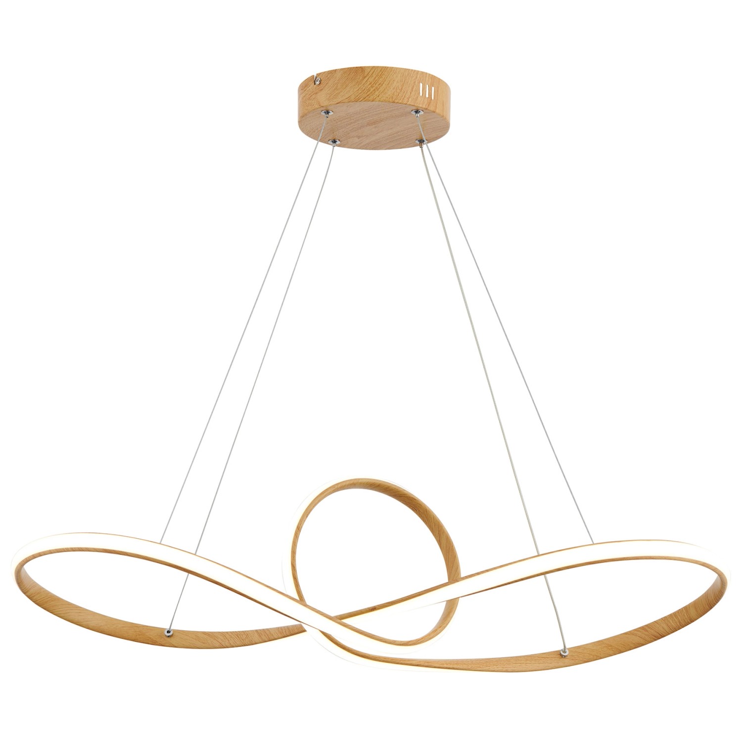 Reality Lampa wisząca LED Arlena 40W 2700-6000K 3200lm brązowa