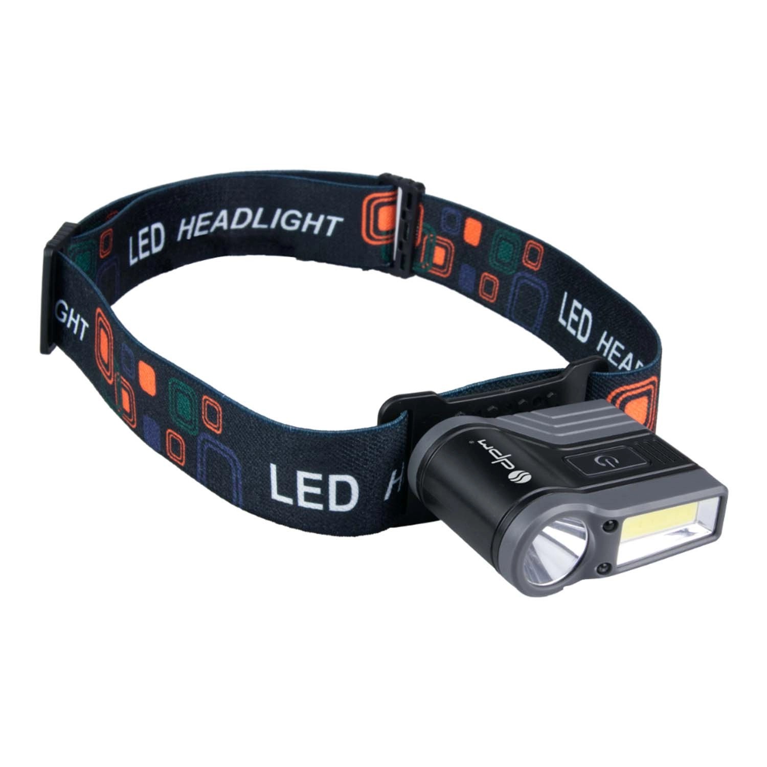 DPM Latarka czołowa COB/XPE ładowalna 300lm 800mAh